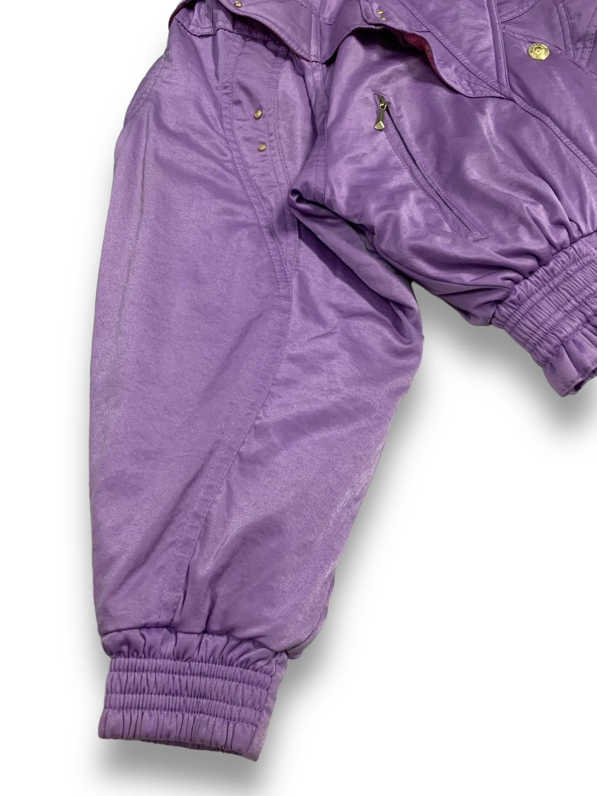 Descente Vintage Descente Lamb Fur Hooded Snowboard Ski Jacket Size L / US 10 / IT 46 - 11 Thumbnail