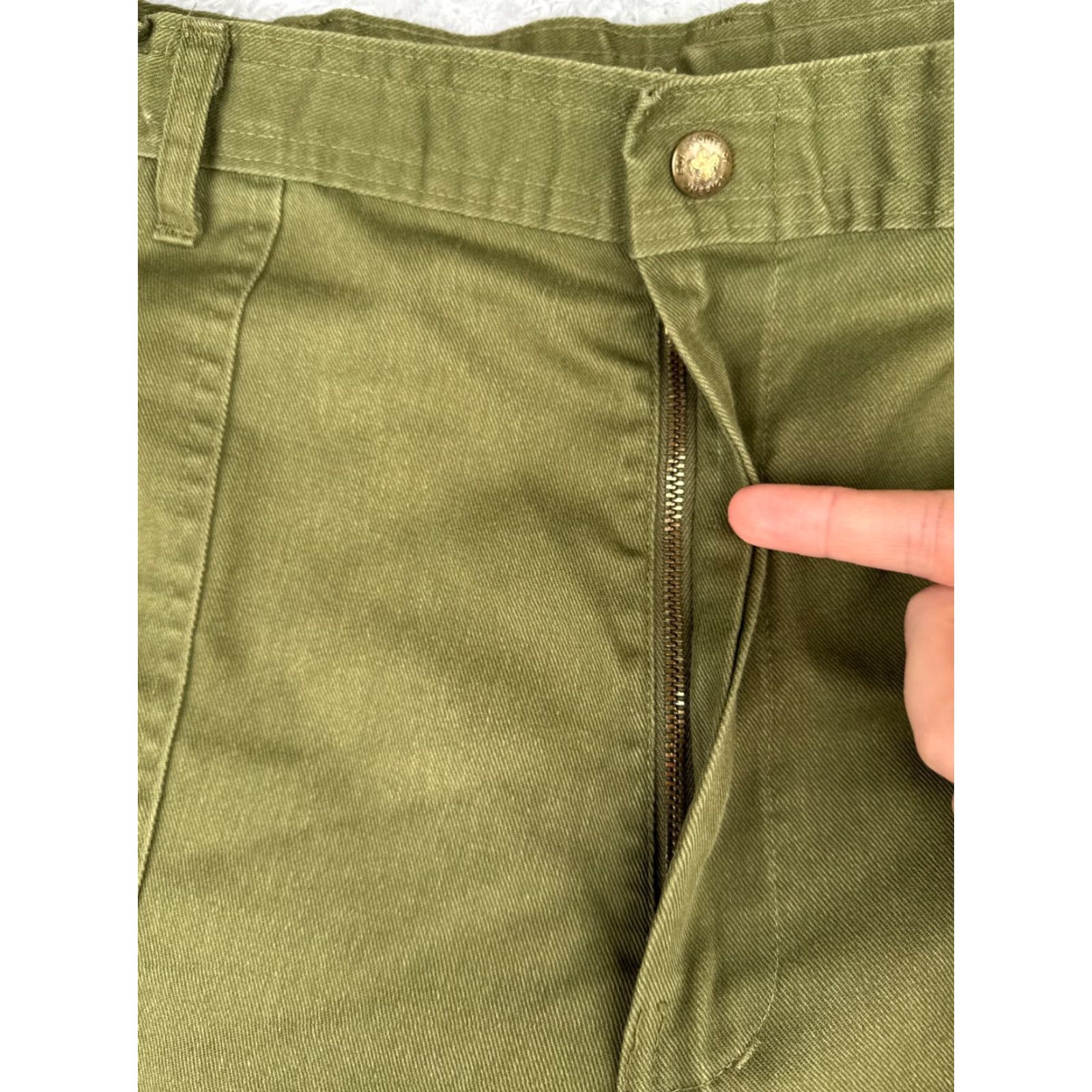 Vintage VINTAGE Boy Scouts Pants Men 40 Green Cargo Official Uniform Twill Cotton 40x29 Mens Cargo Twill Green 40x29 Pants Scouting Size US 40 / EU 56 - 5 Thumbnail
