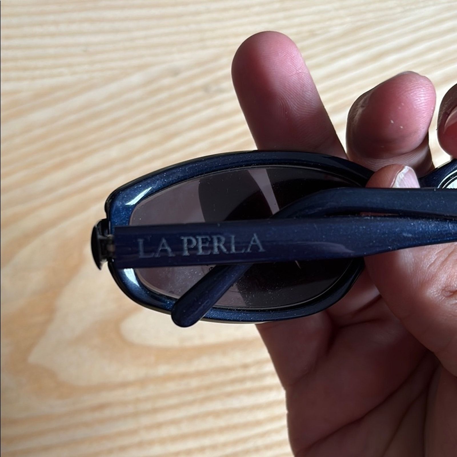La Perla La Perla Women's Dark Blue Sunglasses Size ONE SIZE - 3 Thumbnail