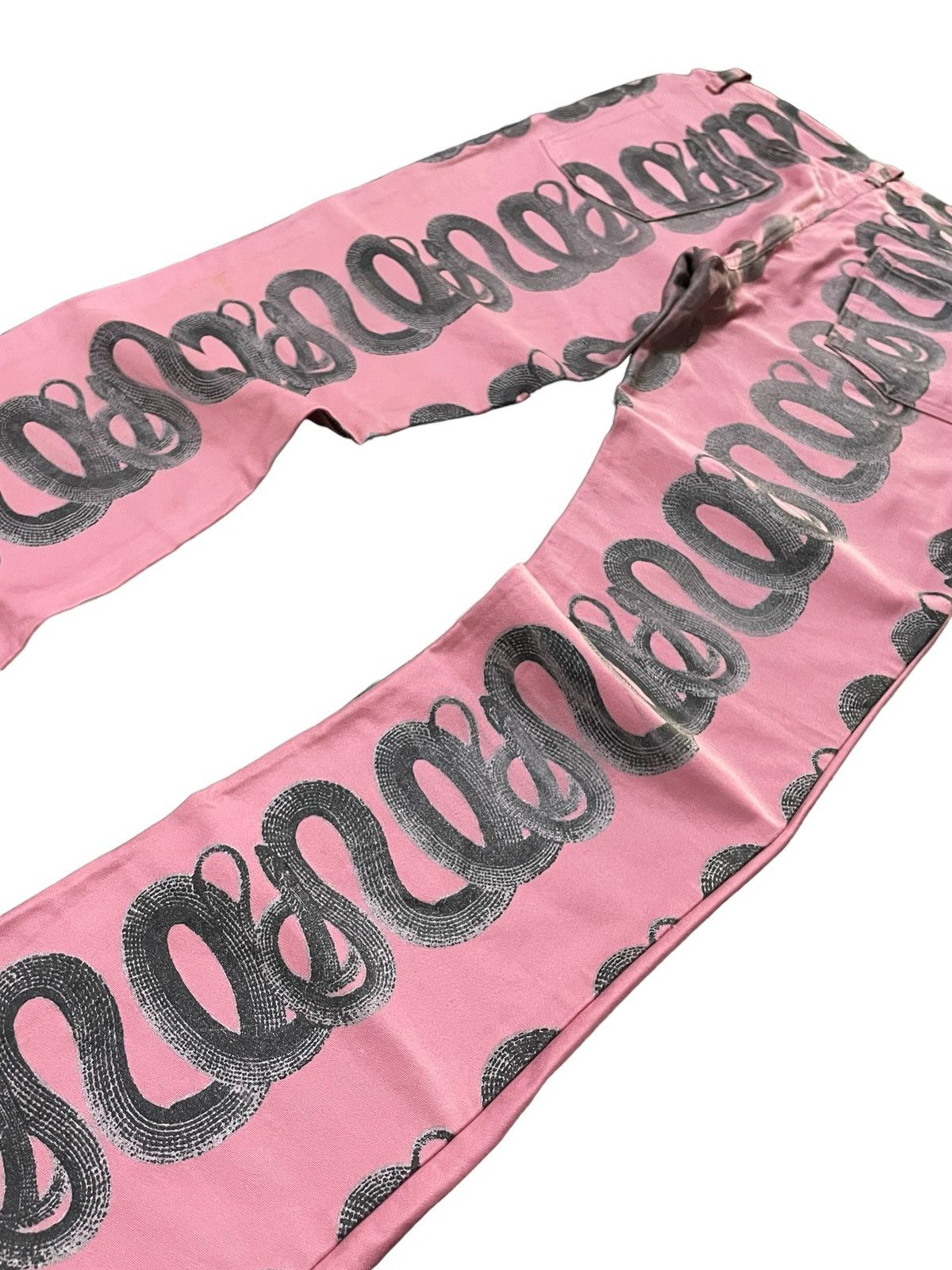 Hysteric Glamour 90s Archive Hysteric Glamour Artisanal Snake Flared Jeans Size US 29 - 18 Thumbnail