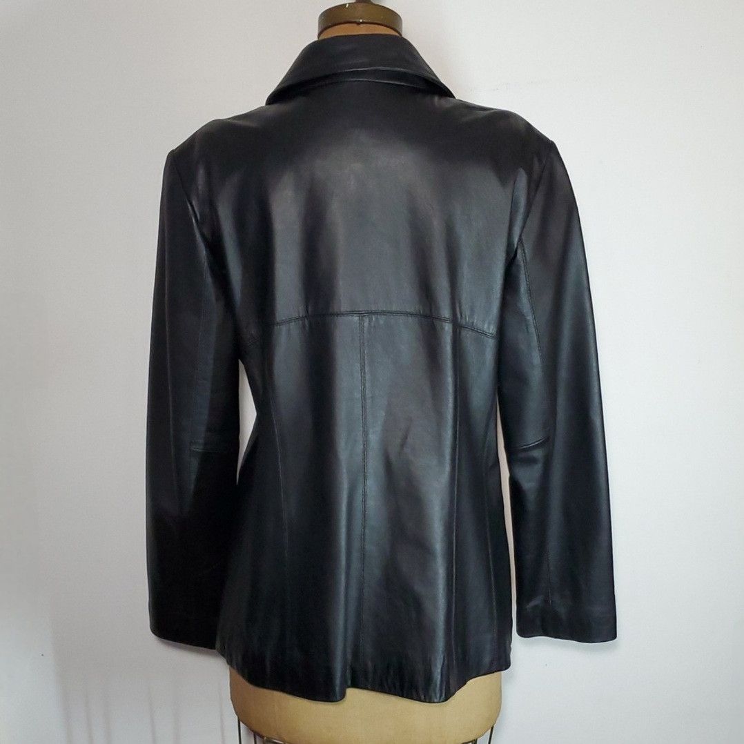 Black Rivet Black Rivet Size XL Jacket Leather Blazer Button Down Coat Size XL / US 12-14 / IT 48-50 - 4 Thumbnail