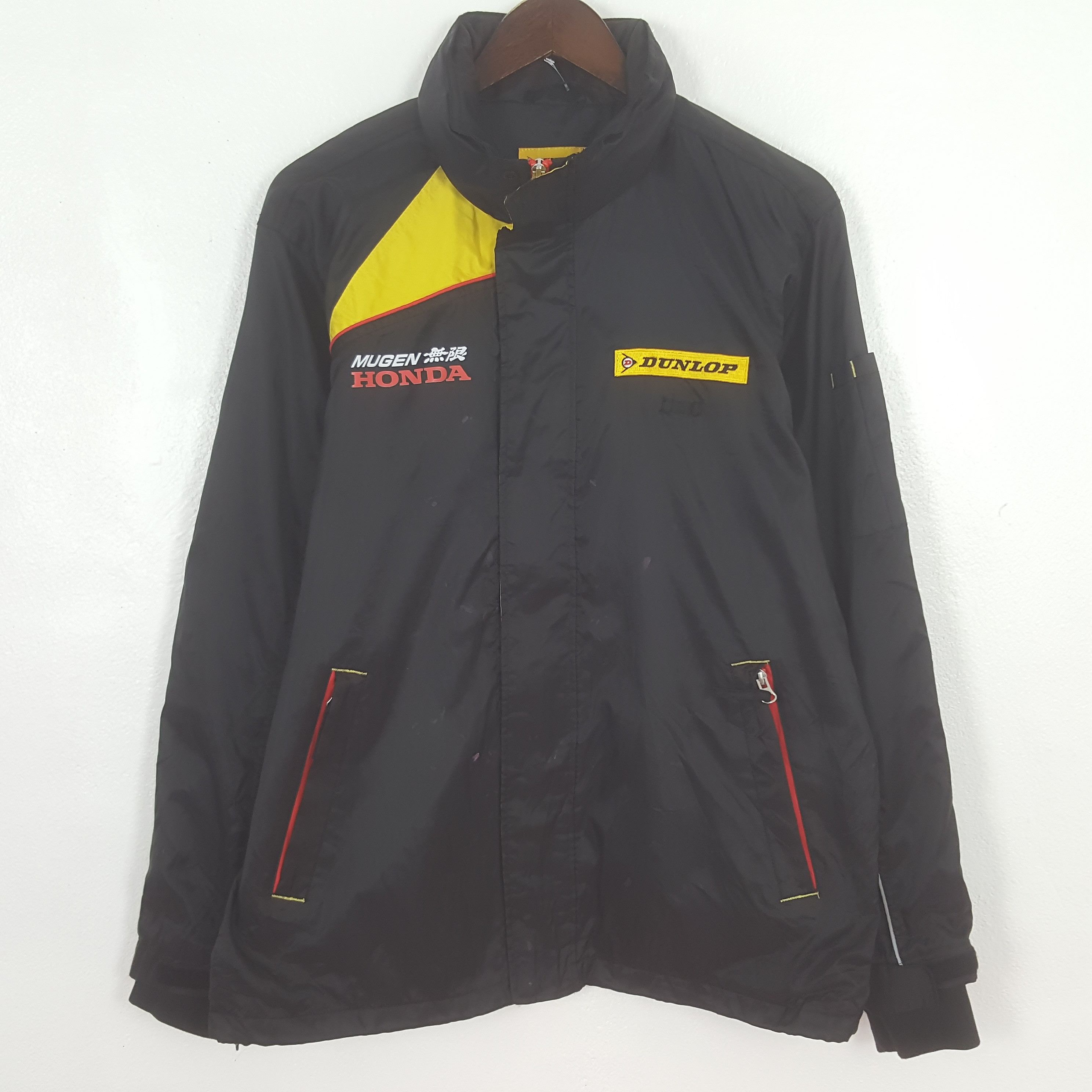 Japanese Brand Vintage Dunlop x Custom Windbreaker Mugen Zipper Jacket Size US M / EU 48-50 / 2 - 3 Thumbnail