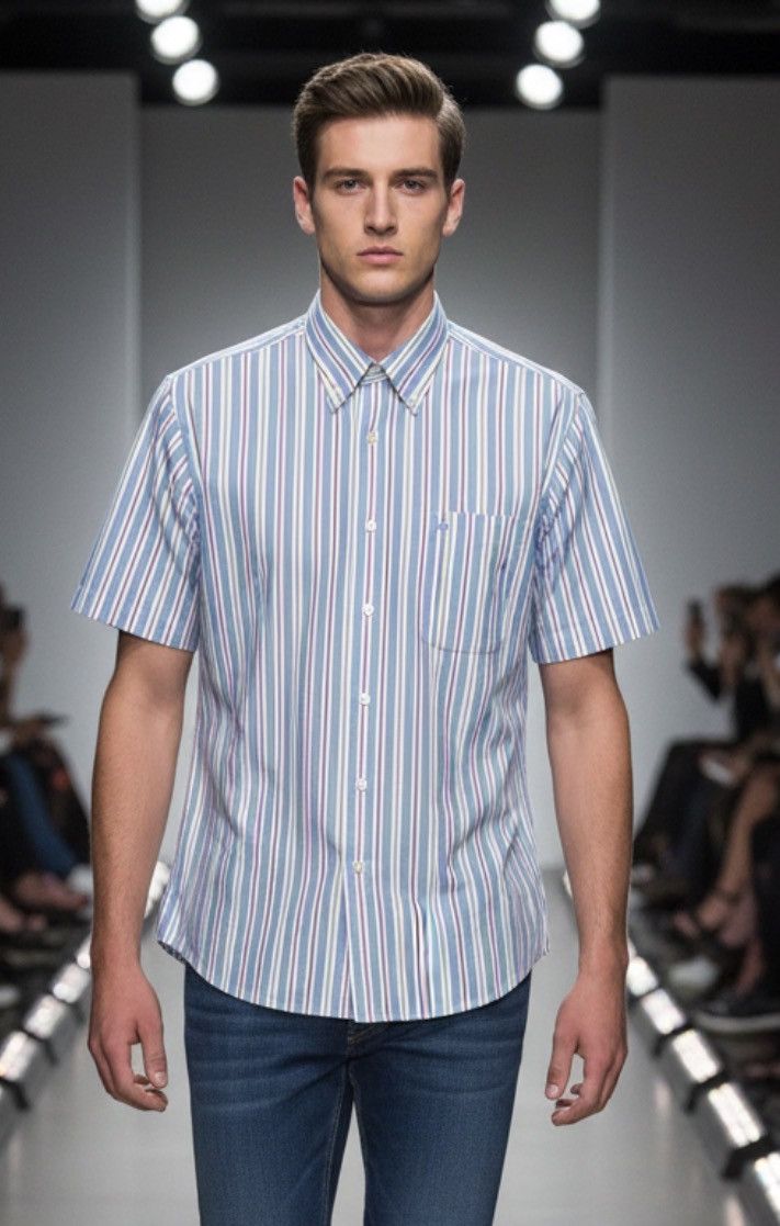 Burberry 🔥 Burberry shirt short sleeve summer size xl Size US XL / EU 56 / 4 - 1 Thumbnail