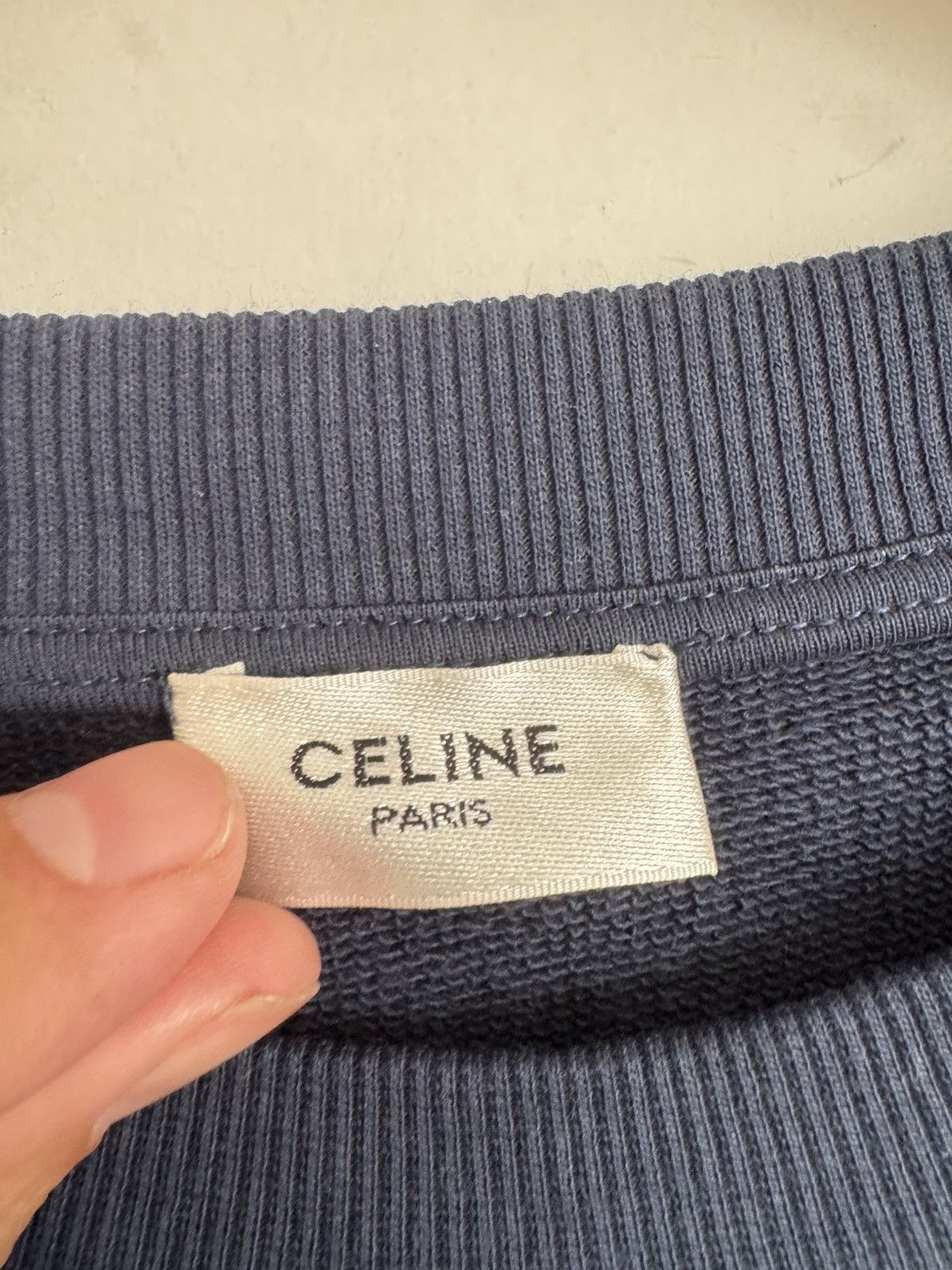 Celine Embroidered Crewneck Size US M / EU 48-50 / 2 - 2 Thumbnail