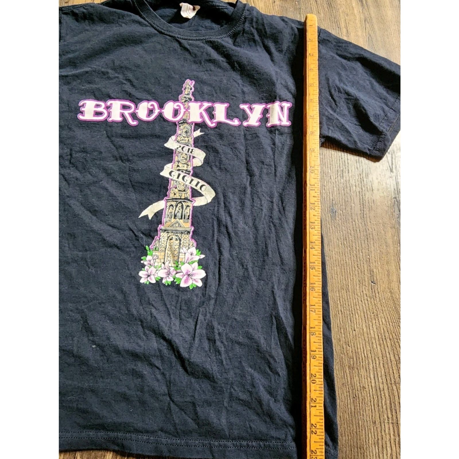 Fruit Of The Loom Mens S 2018 Brooklyn Our Lady Of Peace T Shirt Williamsburg Feast Carmel 2 Sided Size US S / EU 44-46 / 1 - 4 Thumbnail