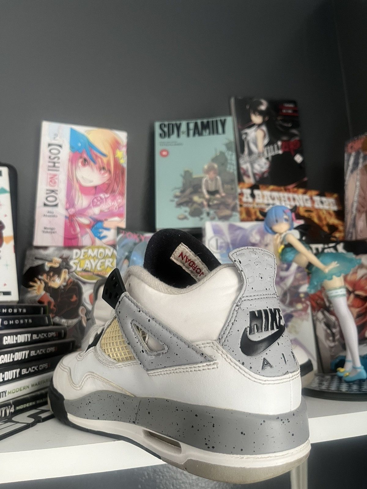 Jordan Brand × Nike Cement Jordan 4’s Size US 5 / EU 37 - 2 Thumbnail