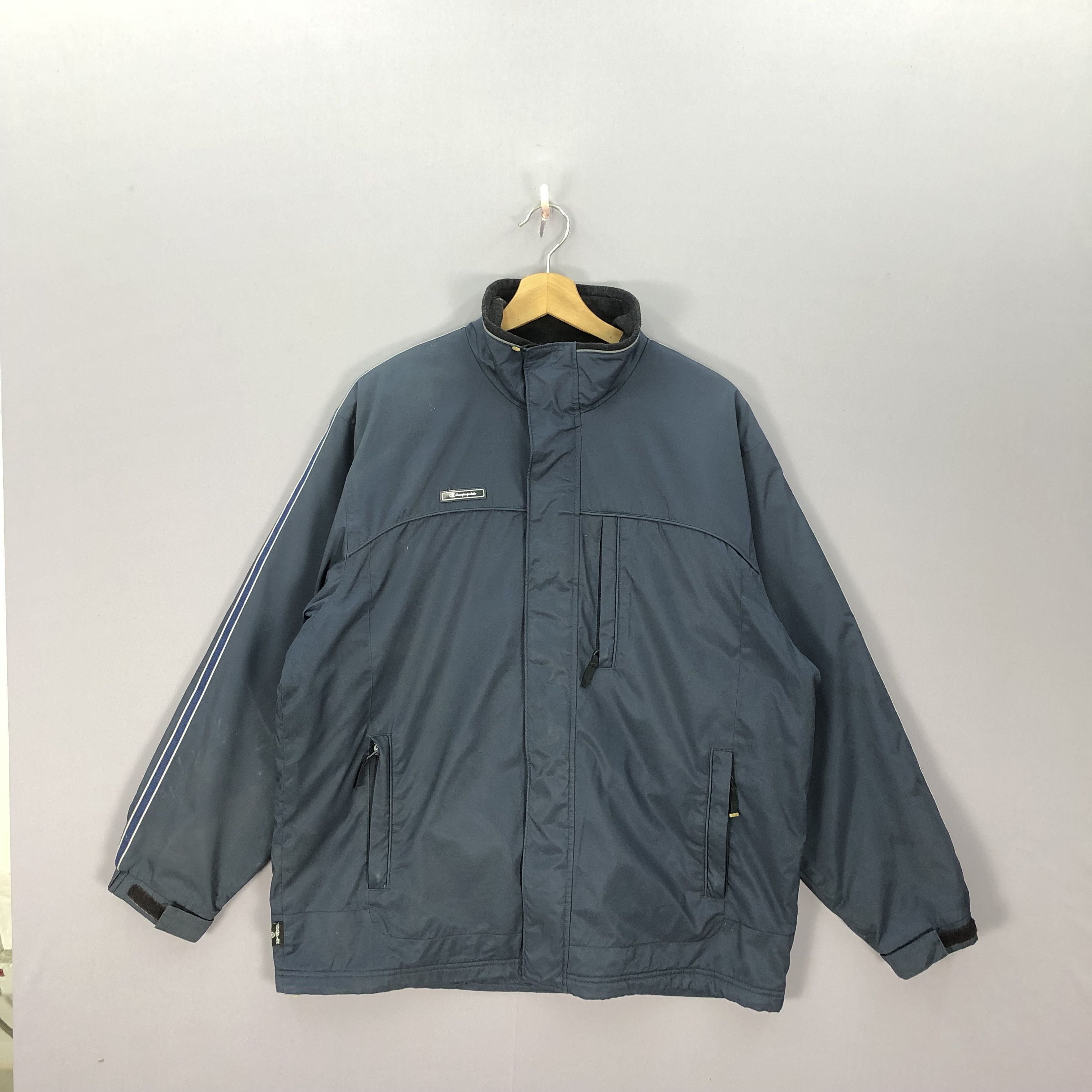 Champion Vintage Champion Zipper Windbreaker Jacket Size US XL / EU 56 / 4 - 1 Thumbnail