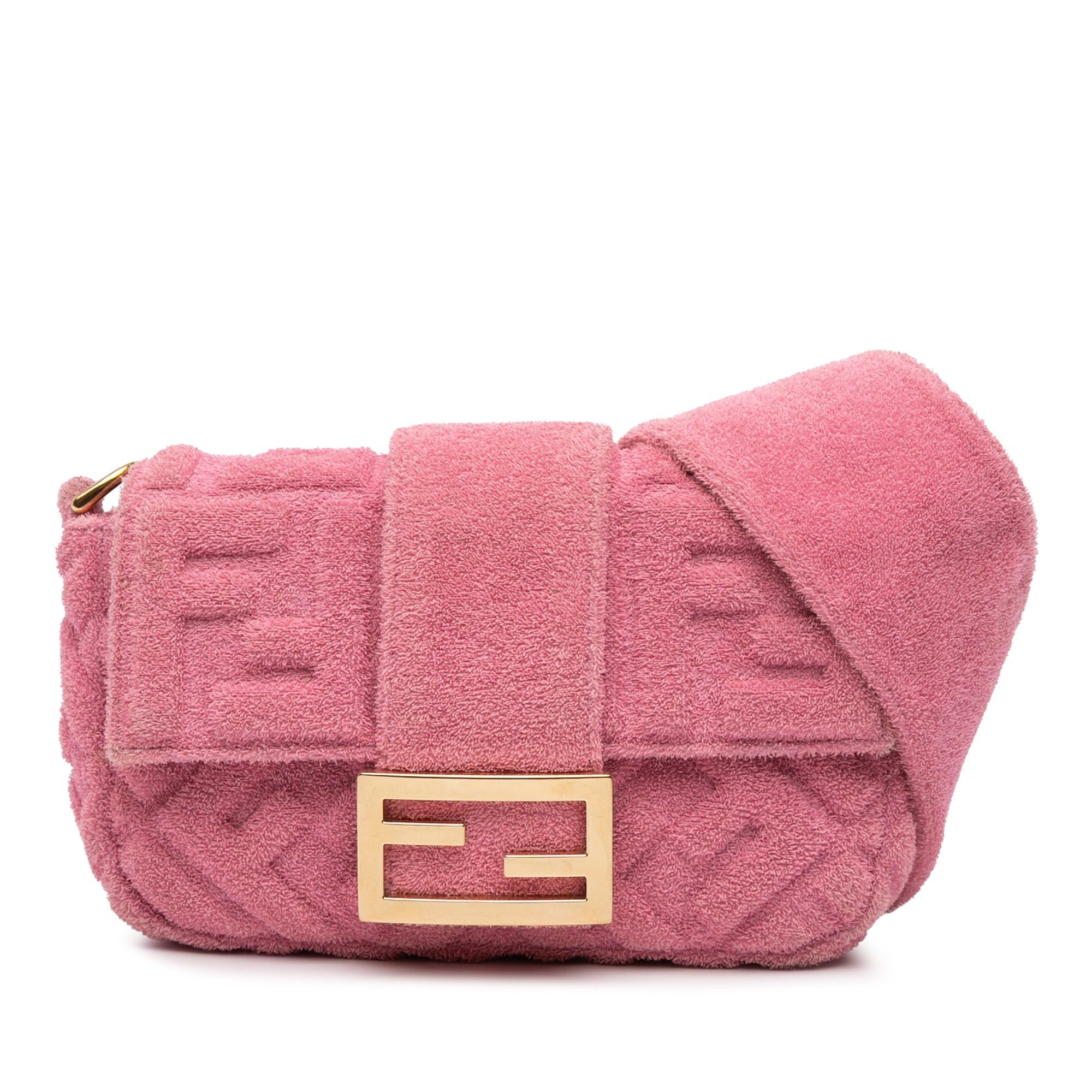 Fendi Embossed Terry Cloth FF 1974 Convertible Belt Baguette Size ONE SIZE - 1 Thumbnail