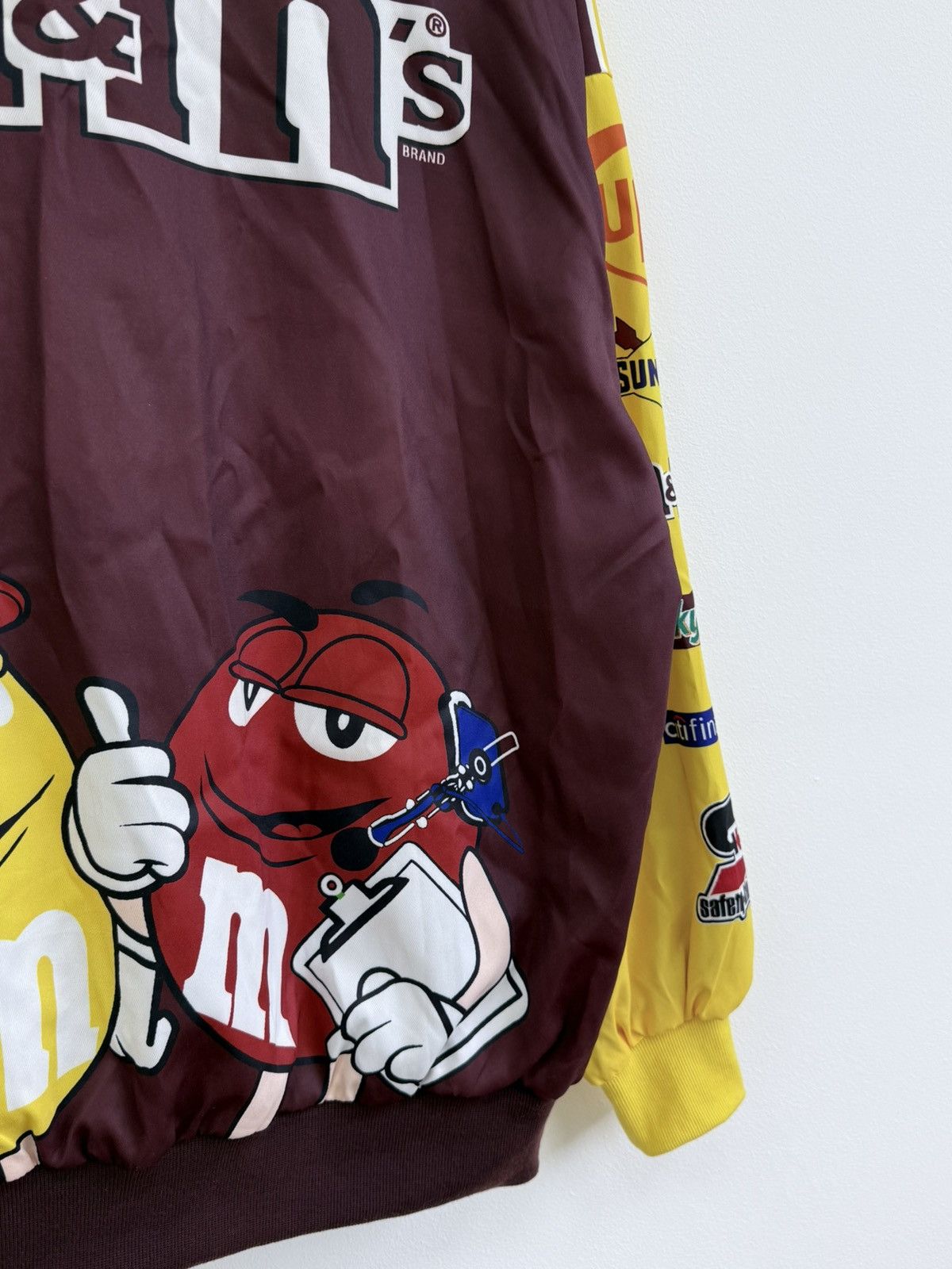 NASCAR Vintage M&Ms NASCAR Racing Jacket Y2K 90s Size US L / EU 52-54 / 3 - 8 Thumbnail