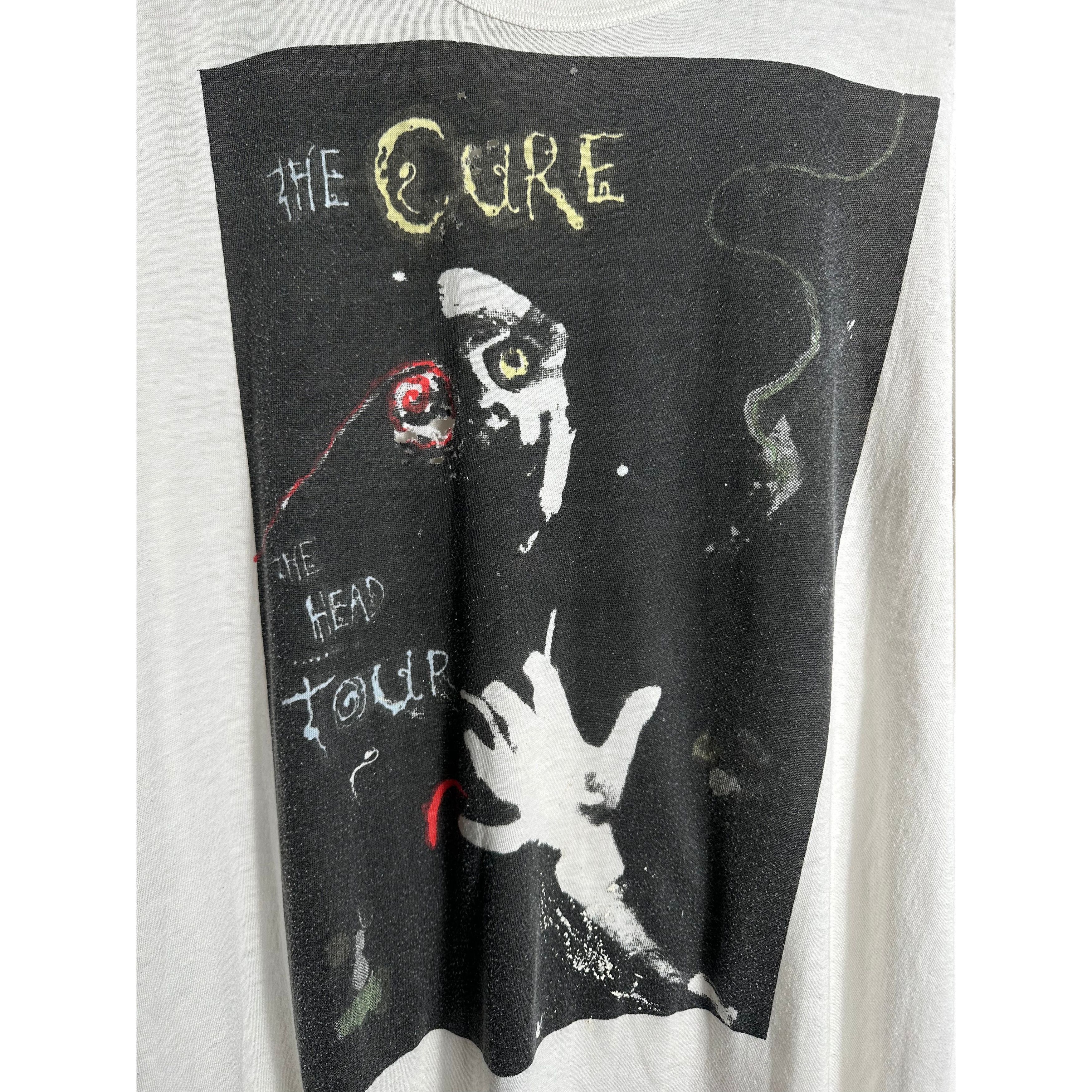 Vintage THE CURE 'HEAD TOUR' 1985 TOUR TEE Size US XL / EU 56 / 4 - 4 Thumbnail