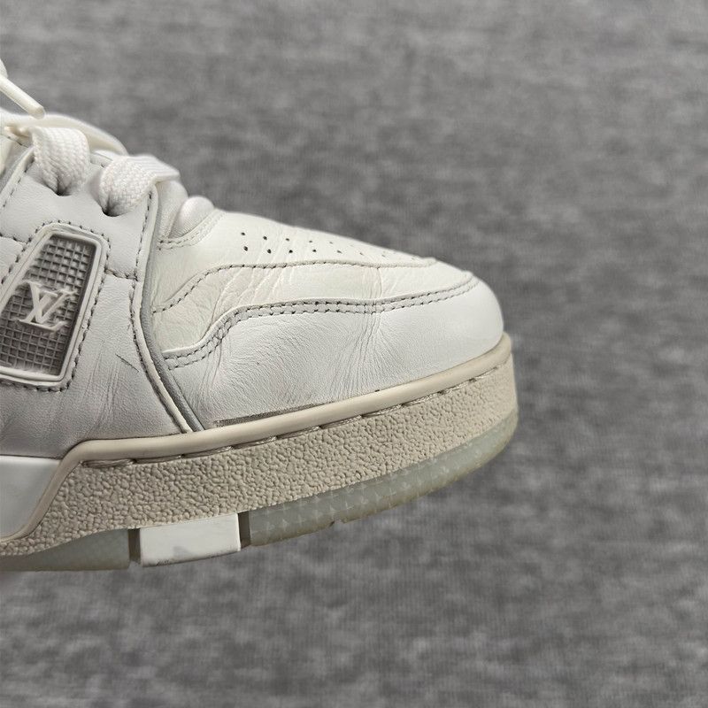 Louis Vuitton Louis Vuitton White Cement Low-Top Trainers Size US 8 / IT 38 - 5 Thumbnail