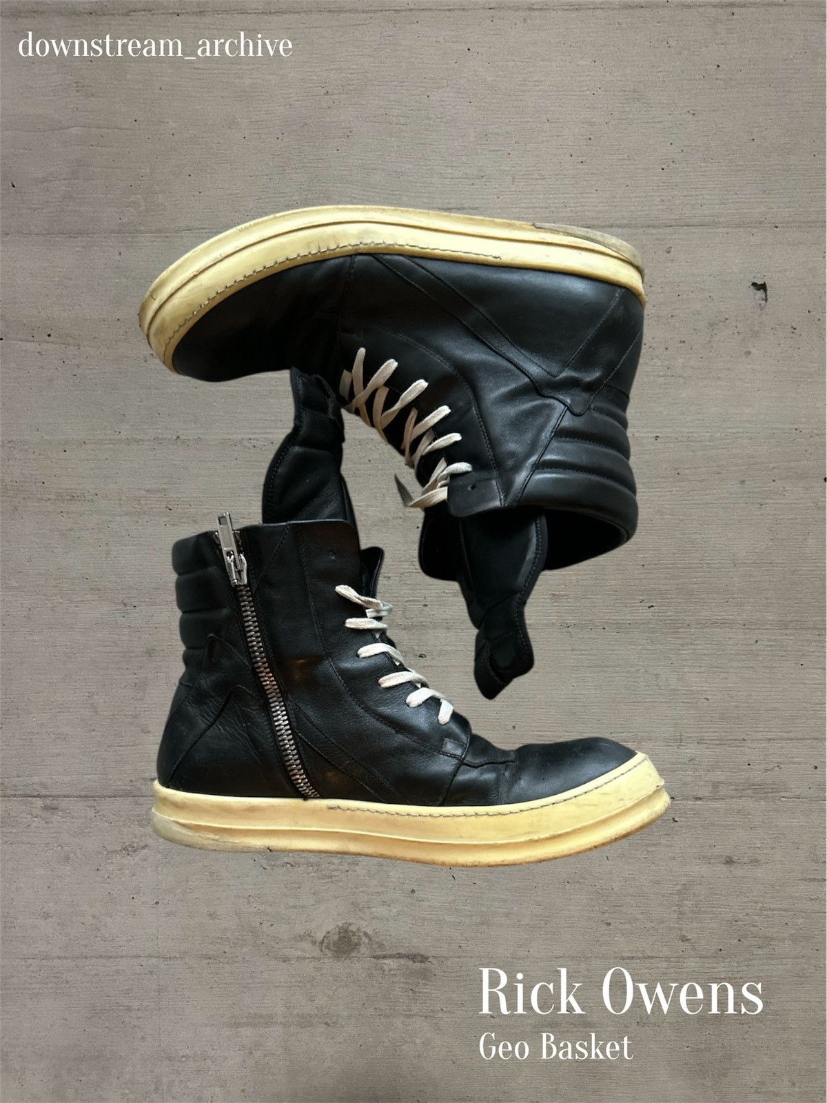 Rick Owens Rick Ownes Geo Basket Size US 11 / EU 44 - 3 Thumbnail
