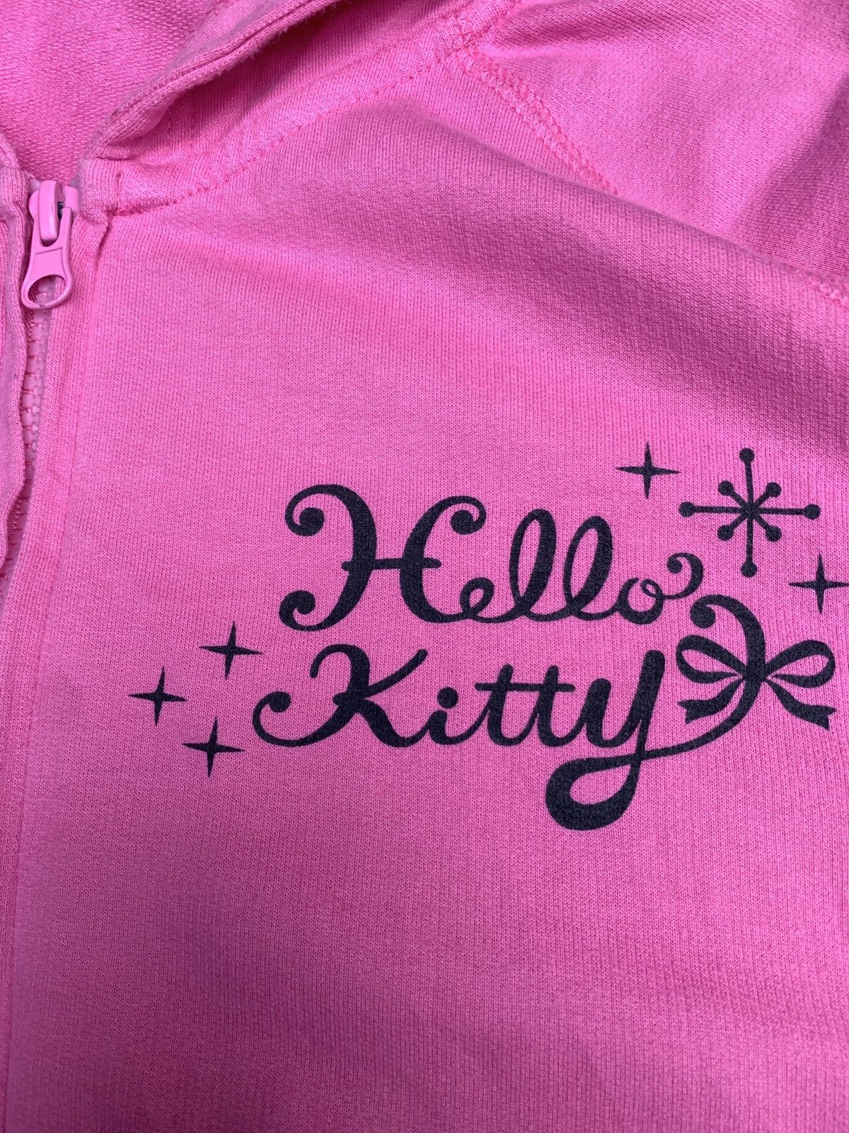 Anime × Cartoon Network × Vintage 2000s Hello Kitty Pink Sparks Cute Pop Lovey Graphic Hoodie Size M / US 6-8 / IT 42-44 - 6 Thumbnail