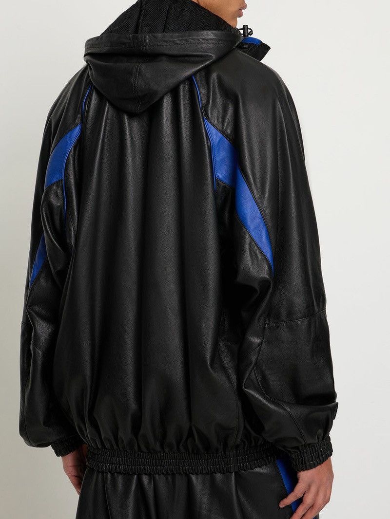 Balenciaga 3B Icon Sports Leather Track Suit Jacket Size US XXL / EU 58 / 5 - 4 Thumbnail