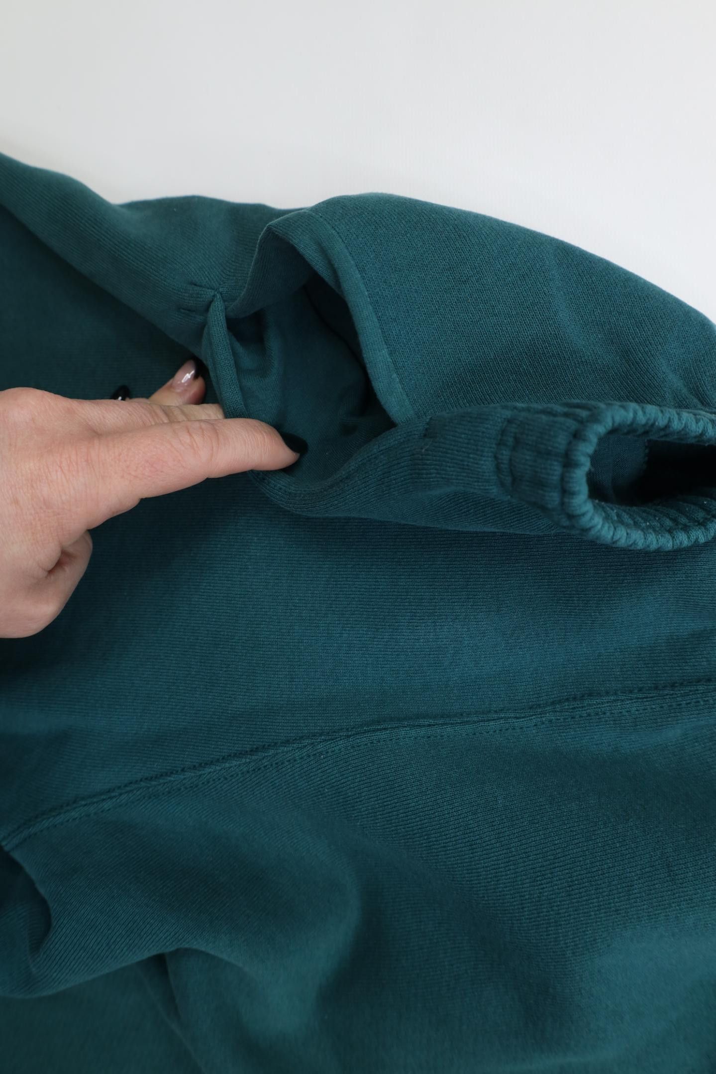 Vintage Vintage 90s Streetwear Blank Sweatpants Joggers Pants Green Size 28" / US 6 / IT 42 - 8 Thumbnail