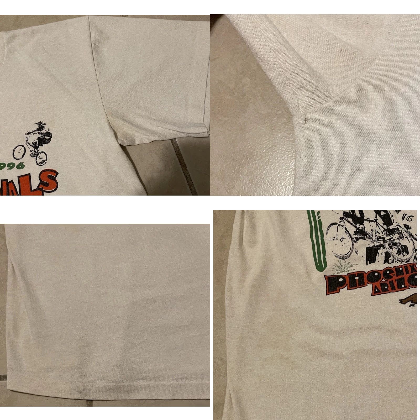Vintage VINTAGE 90s BMX Winter Nationals Faded Shirt S Phoenix GT Bikes Answer Racing Grunge Size US S / EU 44-46 / 1 - 9 Thumbnail