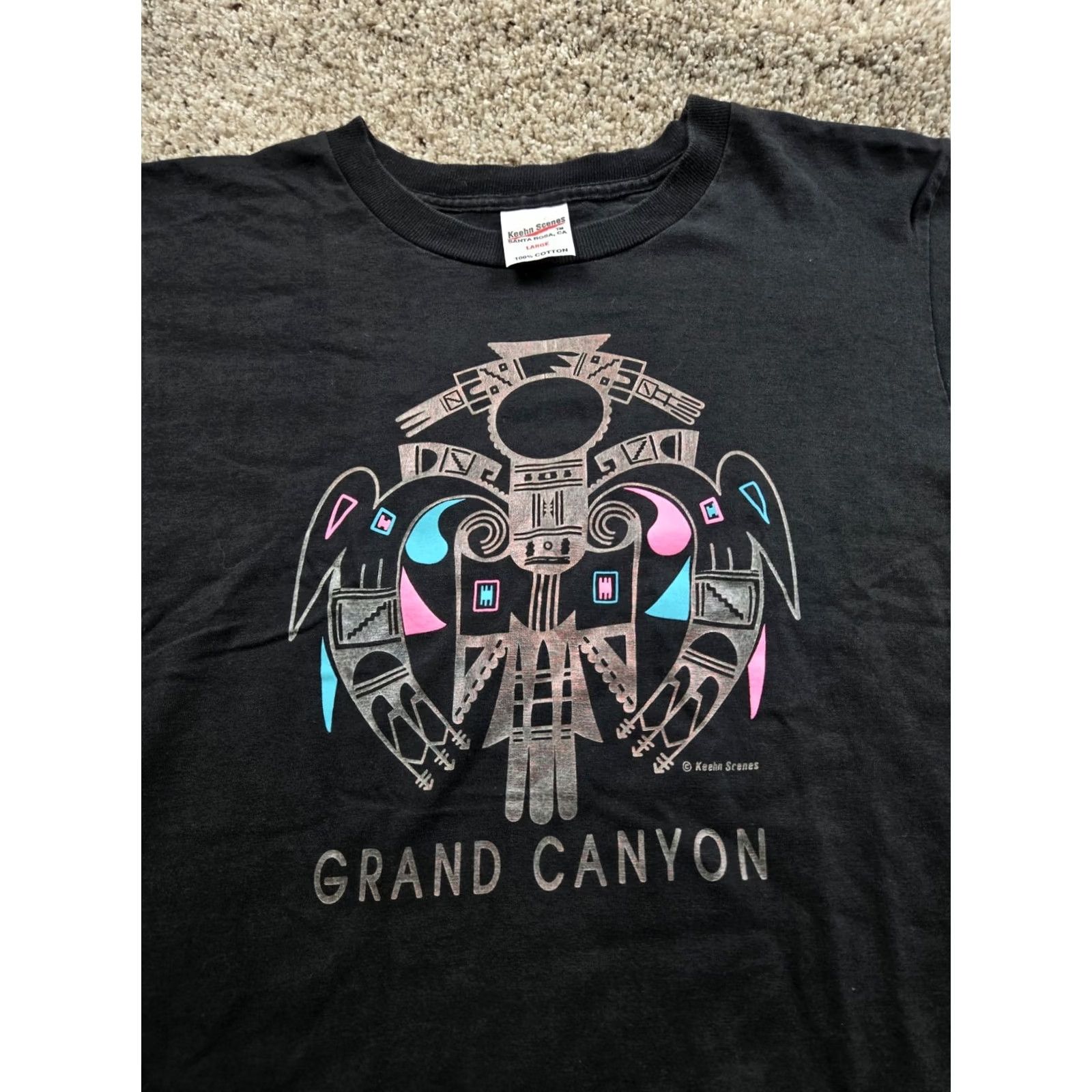 Vintage VINTAGE Keehn Scenes T Shirt Large Mens Black 90s USA Made Grand Canyon Beer Logo 90s Theme Everyday Wear Mens Size US L / EU 52-54 / 3 - 3 Thumbnail