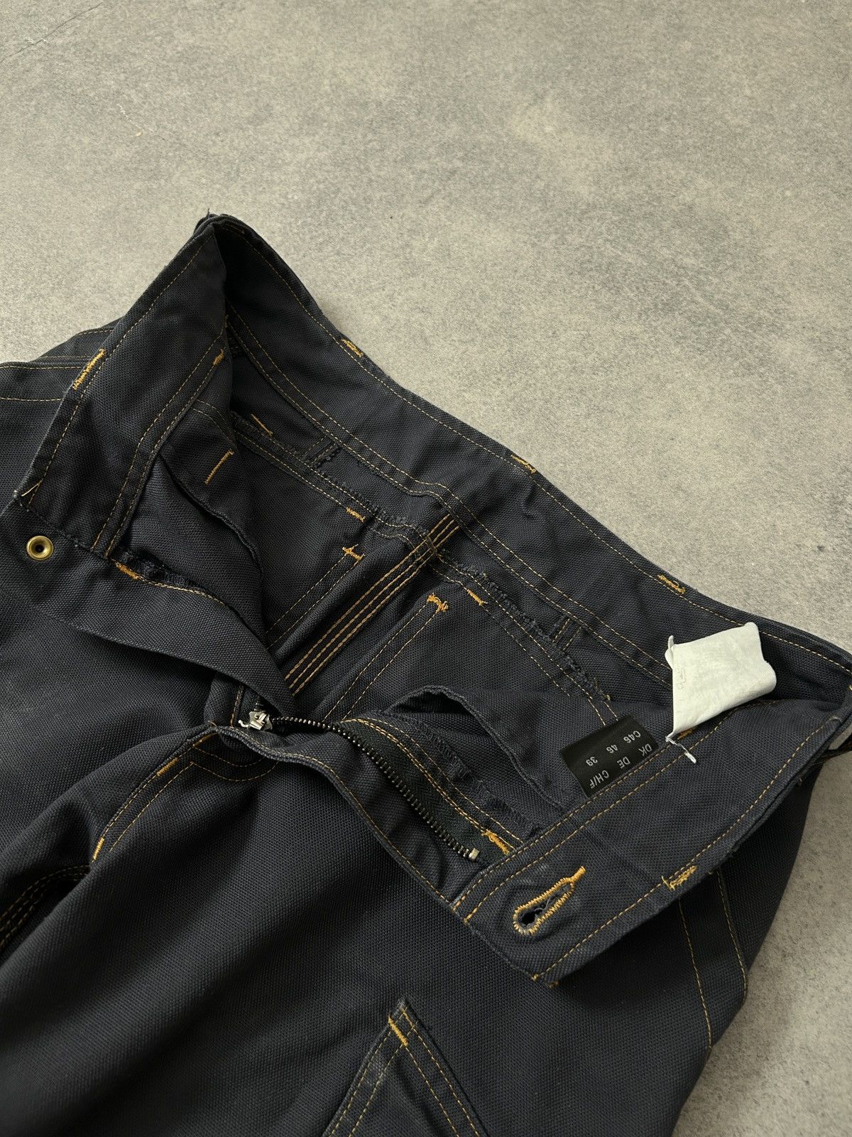 Vintage Mascot Blue Worker Cargo pants size S mens Size US 31 - 4 Thumbnail