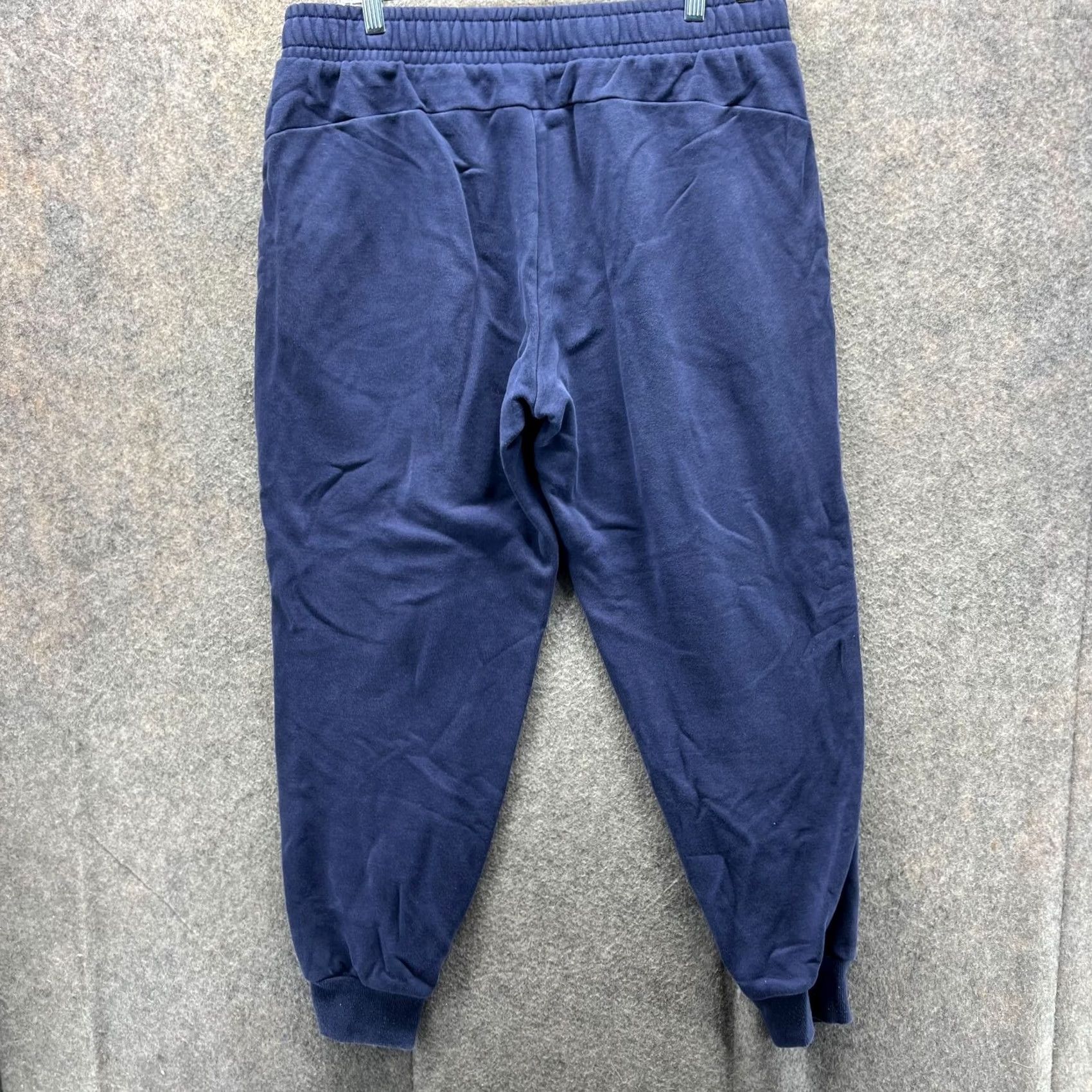 Puma Puma Jogger Mens XL Blue Navy Fleece Sweatpants Athletic Tapered Pockets Size US 36 / EU 52 - 2 Thumbnail