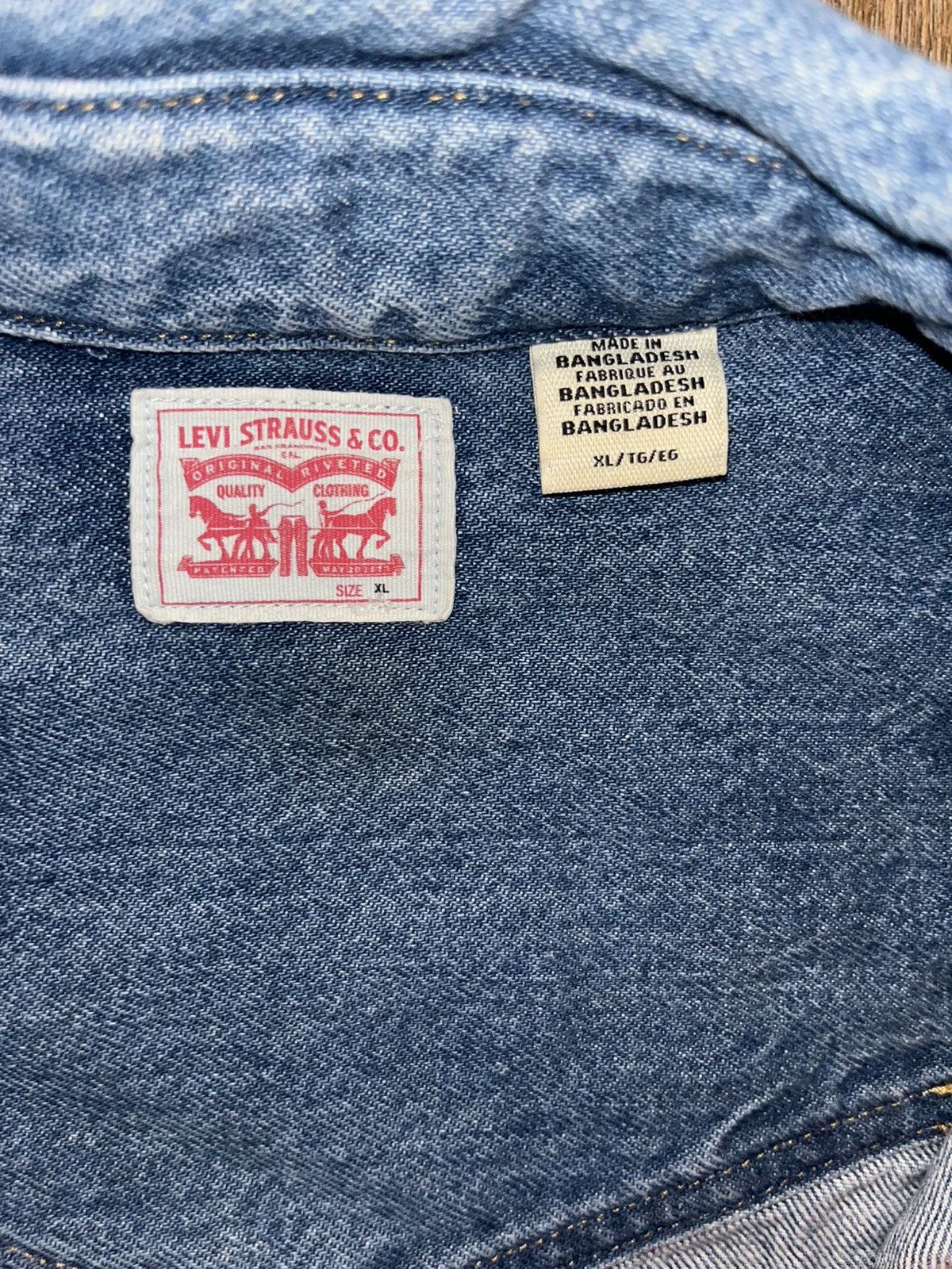 Levi's Vintage Clothing Levis Denim Jacket Size US XL / EU 56 / 4 - 3 Thumbnail