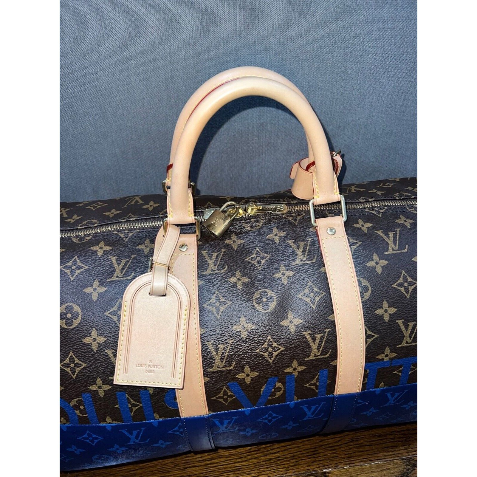 Louis Vuitton Louis Vuitton Keepall Bandouliere 50 Weekend Travel Bag Size ONE SIZE - 4 Thumbnail