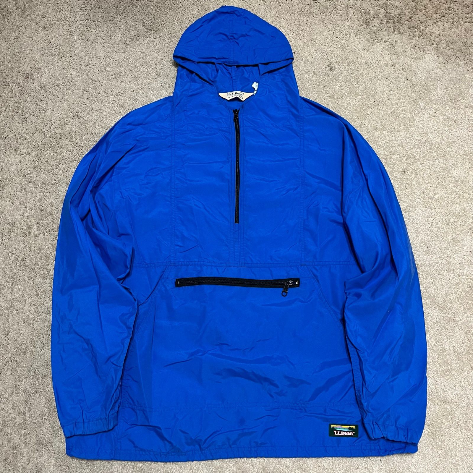 L.L. Bean Vintage L.L. Bean Nylon Anorak Windbreaker Pullover Jacket Size US XL / EU 56 / 4 - 1 Thumbnail
