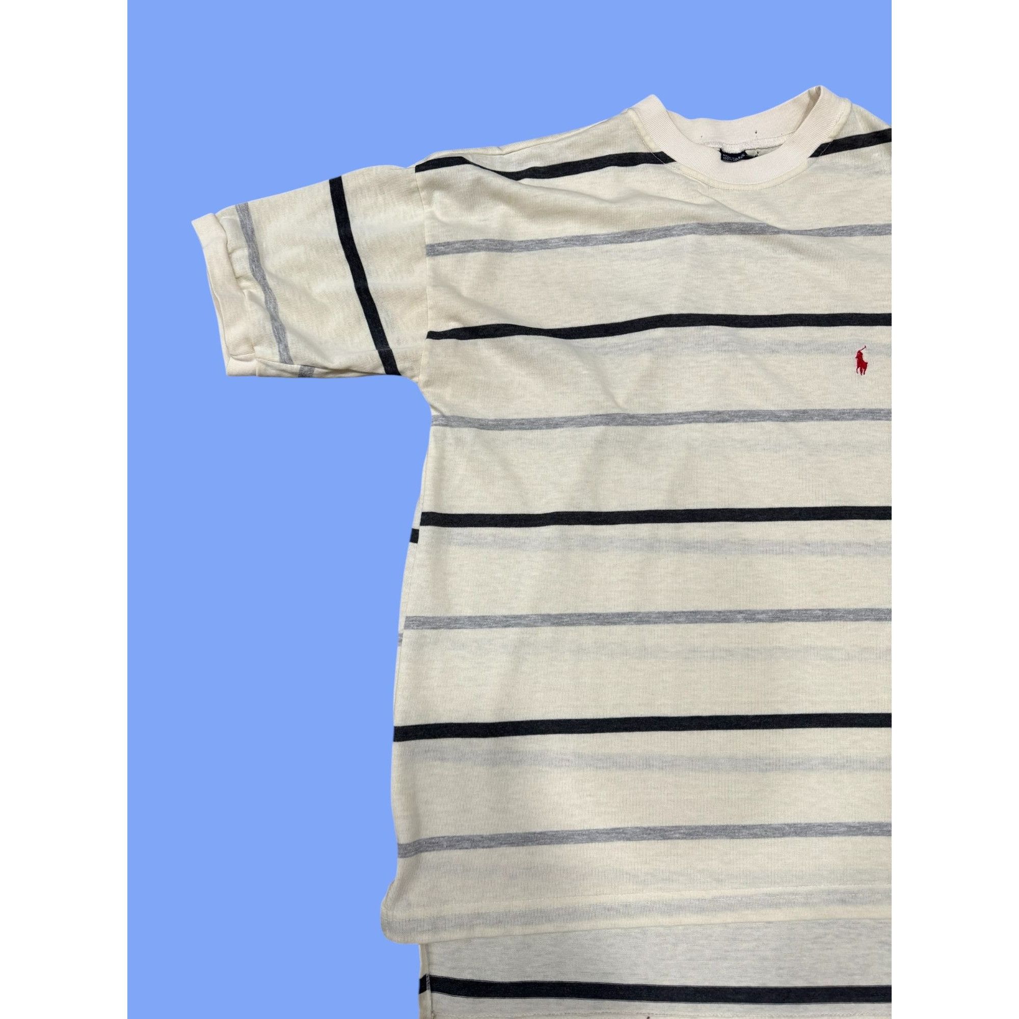 Polo Ralph Lauren 90's Single Stitch Ralph Lauren Shirt Size US M / EU 48-50 / 2 - 2 Thumbnail