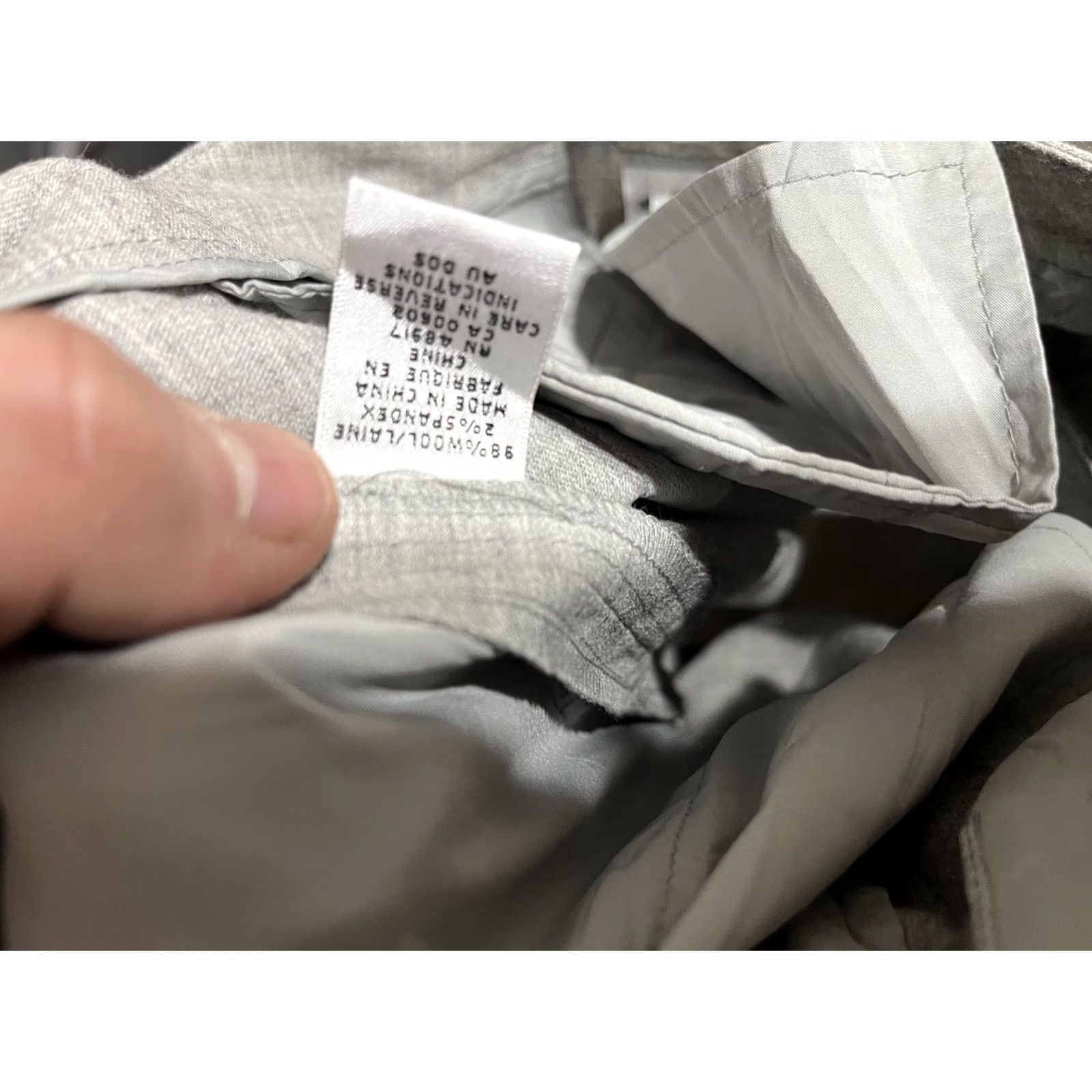 Calvin Klein Calvin Klein Pants Women’s Size 2 Gray Straight Leg Trouser Size 26" / US 2 / IT 38 - 6 Thumbnail