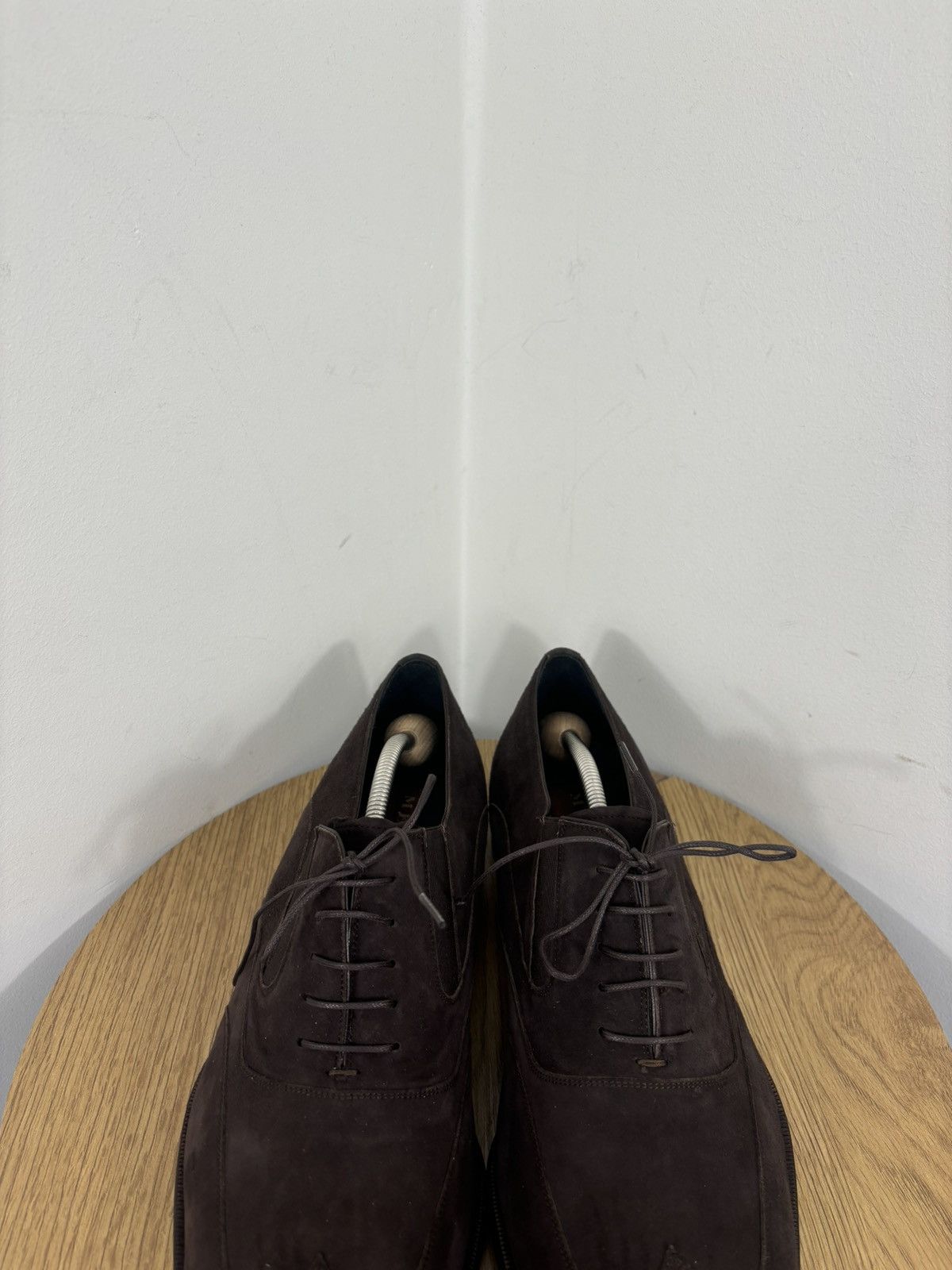 Mezlan Mezlan Hoffman Men’s NEW Brown Suede Leather Dress Shoes Size US 14 / EU 47 - 10 Thumbnail