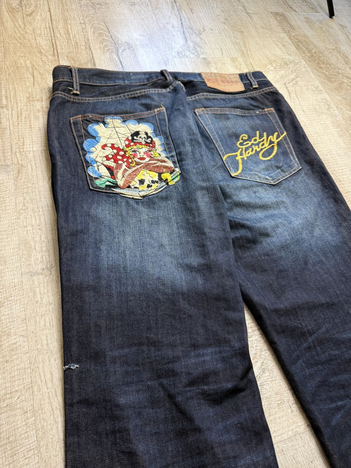 Ed Hardy Vintage Ed Hardy Jeans by Christian Audigier Pants Size US 38 / EU 54 - 7 Thumbnail