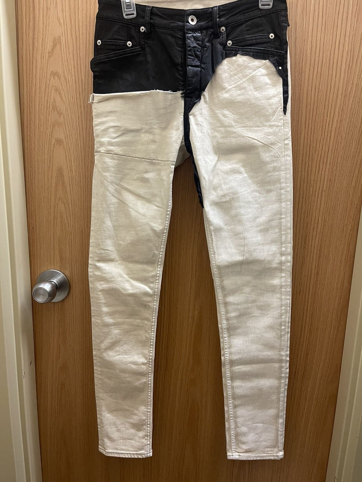 image of Rick Owens Drkshdw White Tyrone Jeans, Men's (Size 31)