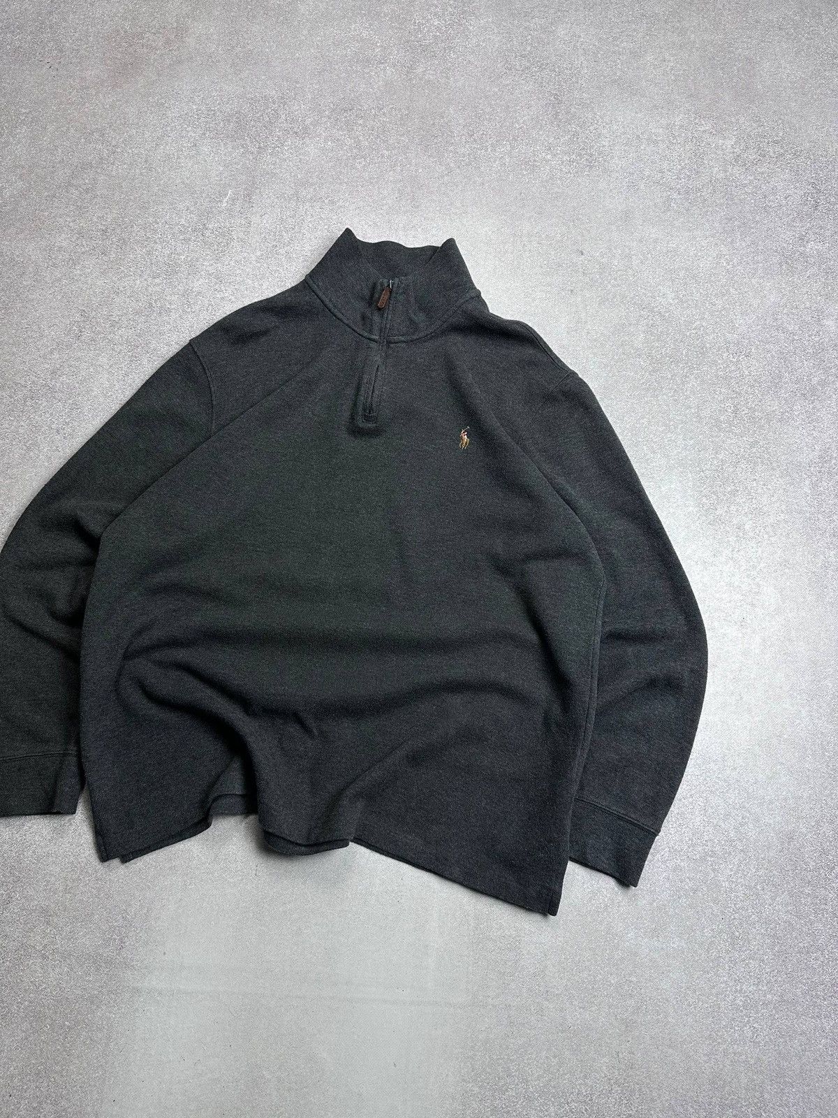 Polo Ralph Lauren Vintage Polo Ralph Lauren RRL Estate Rib Quarter Zip Sweater Size US L / EU 52-54 / 3 - 2 Thumbnail