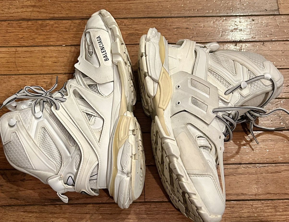 Balenciaga Balenciaga White Track Hike Boots Size US 10 / EU 43 - 2 Thumbnail