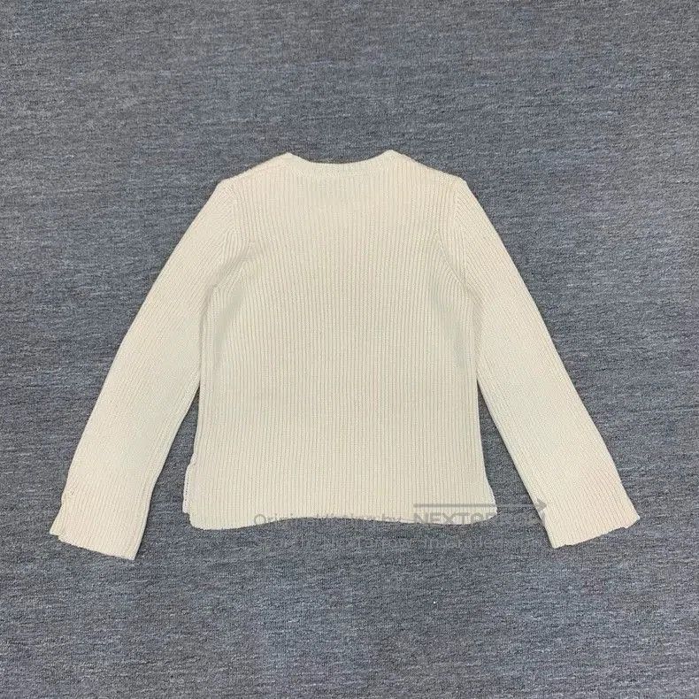The Row The Row White Wool Knit Sweater. Size US S / EU 44-46 / 1 - 2 Thumbnail