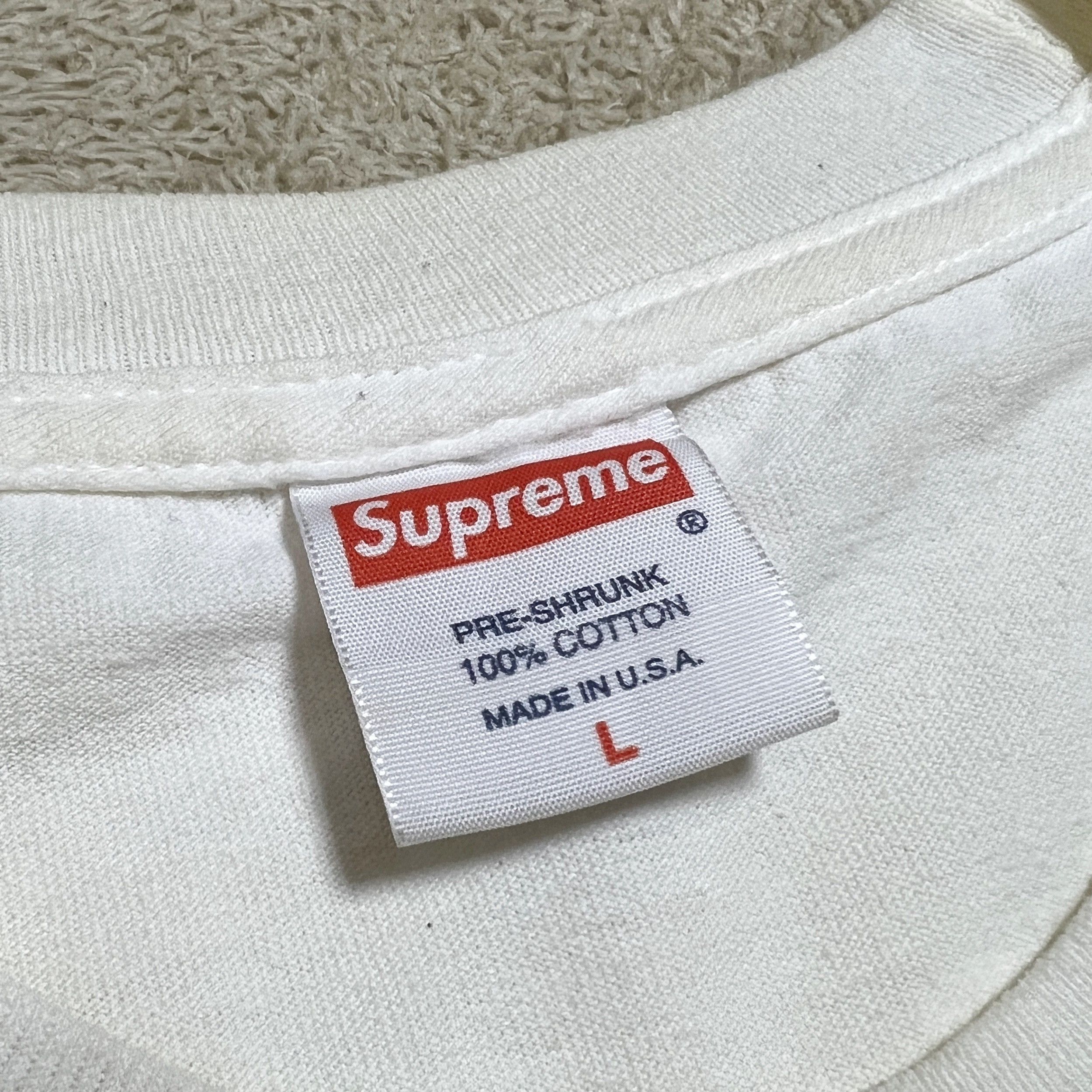 Supreme Supreme 2006 Holographic Box Logo Tee Red On White Size US L / EU 52-54 / 3 - 4 Thumbnail
