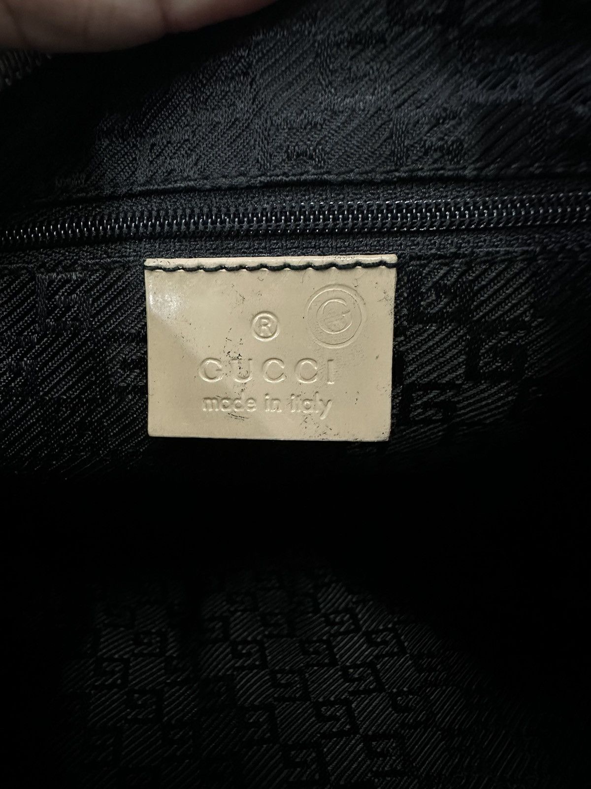 Gucci AUTHENTIC GUCCI BEIGE PATENT LEATHER JACKIE SHOULDER BAG Size ONE SIZE - 23 Thumbnail