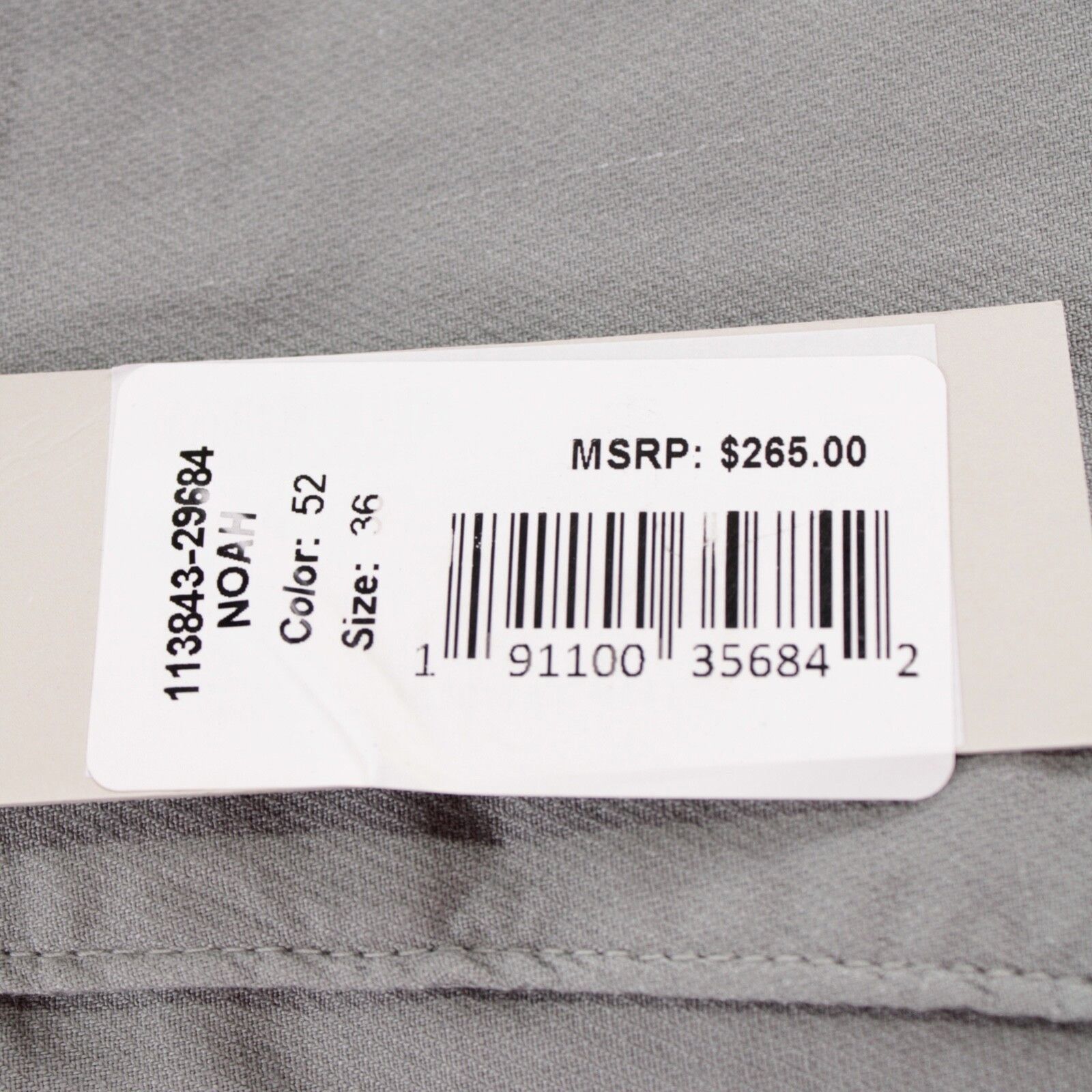 Zanella Zanella New with tags Chino Size 36 US In Gray Size US 36 / EU 52 - 4 Thumbnail