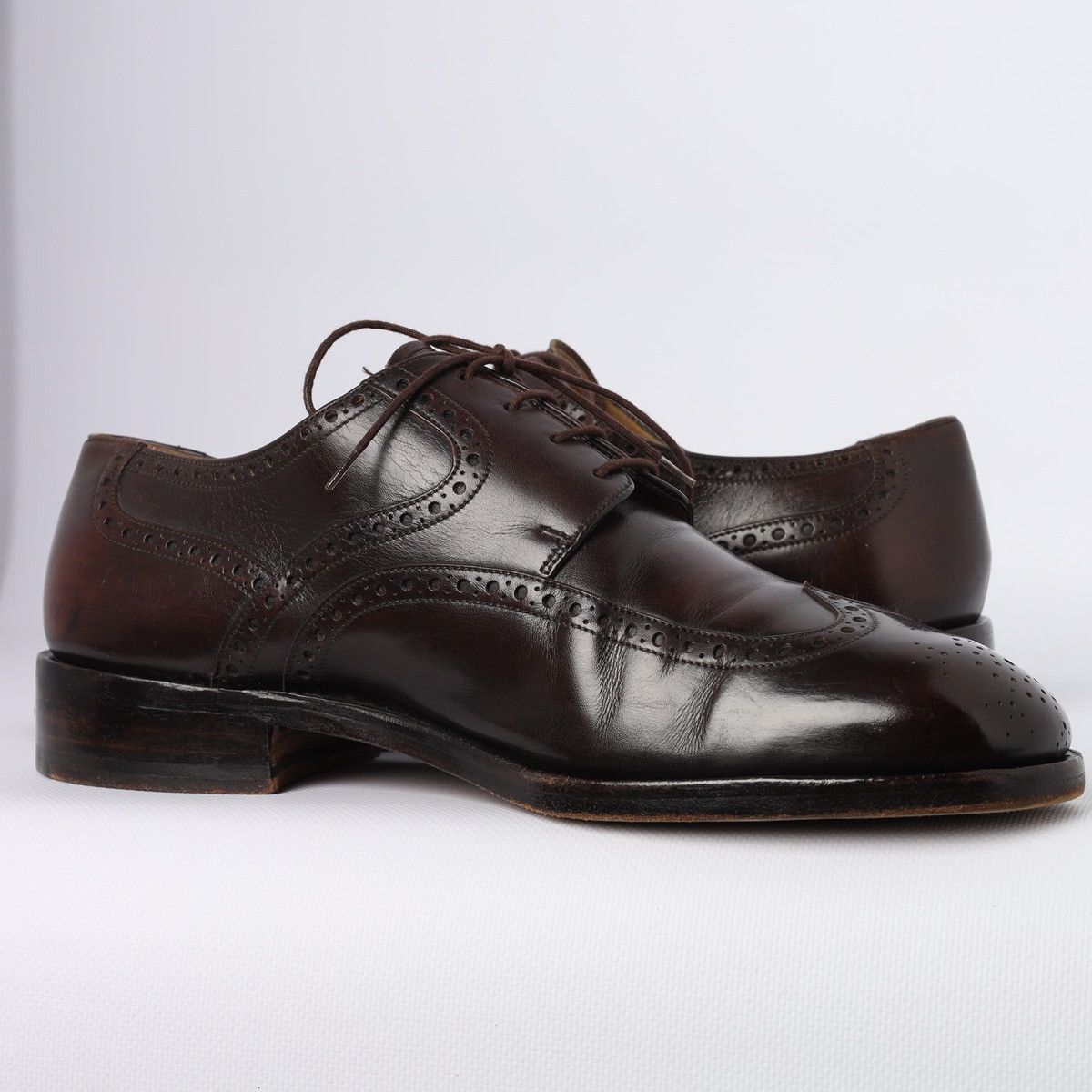 Bally Bally Leather Brogues Shoes Switzerland Size US 9.5 / EU 42-43 - 10 Thumbnail