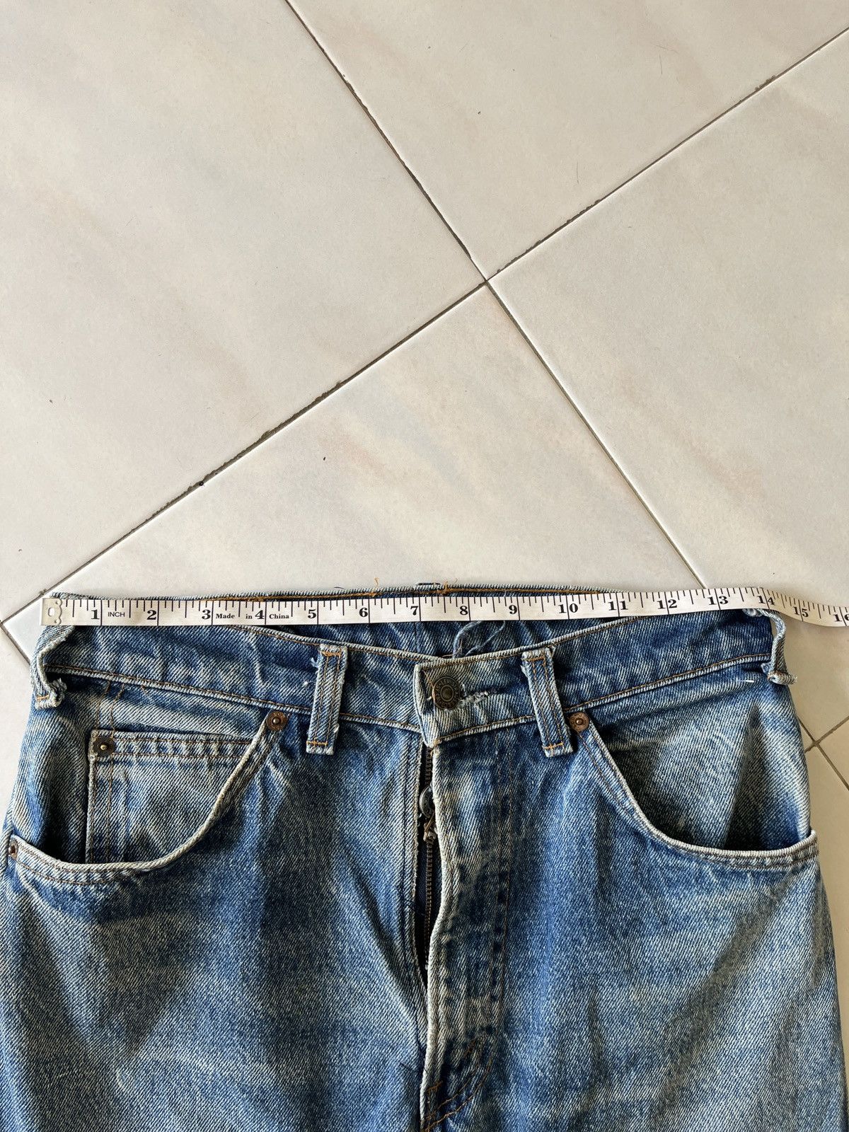 Levi's Reconstructed Vintage 80’s Levis Orange Tab Skirt Size 28" / US 6 / IT 42 - 16 Thumbnail
