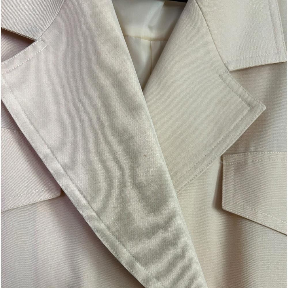 Designer Talbots l Vintage Wool Lightweight Trench Coat Size 16 Size XXL / US 16-18 / IT 52-54 - 9 Thumbnail