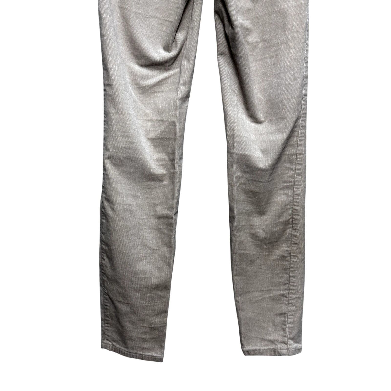 Loft Loft Corduroy Pants Mid Rise Tailored Tan Cream Women's 25 Size 25" / US 0 / IT 36 - 6 Thumbnail