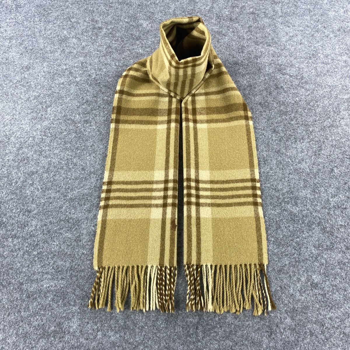 Polo Ralph Lauren × Vintage Polo Ralph Lauren Scarf # Muffler # Neckwear # D560 Size ONE SIZE - 1 Thumbnail