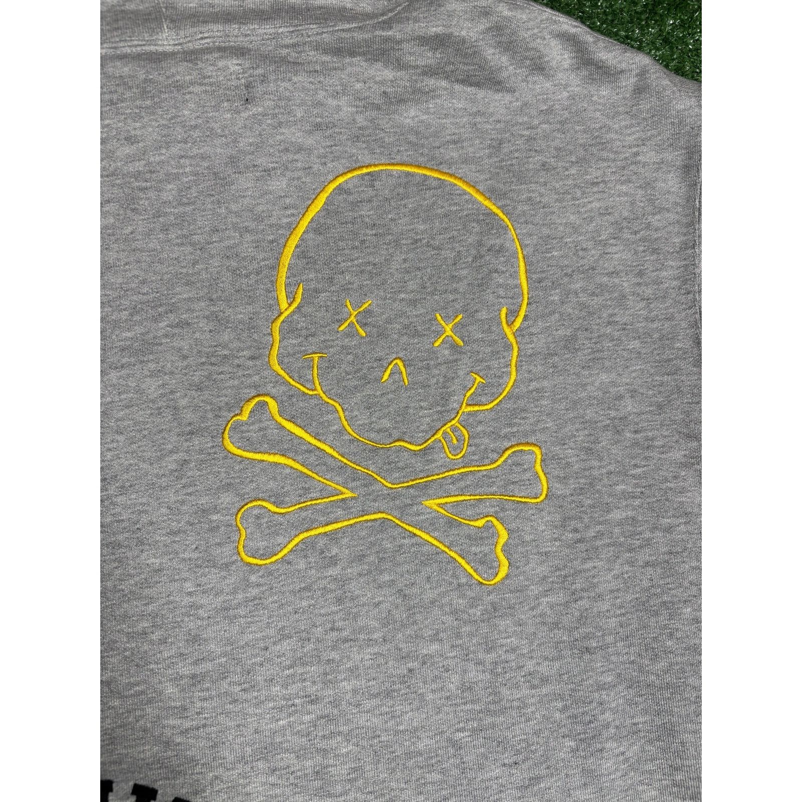 Mastermind Japan Mastermind World "All-Over" Embroidered Grey Hoodie MD Size M / US 6-8 / IT 42-44 - 8 Thumbnail