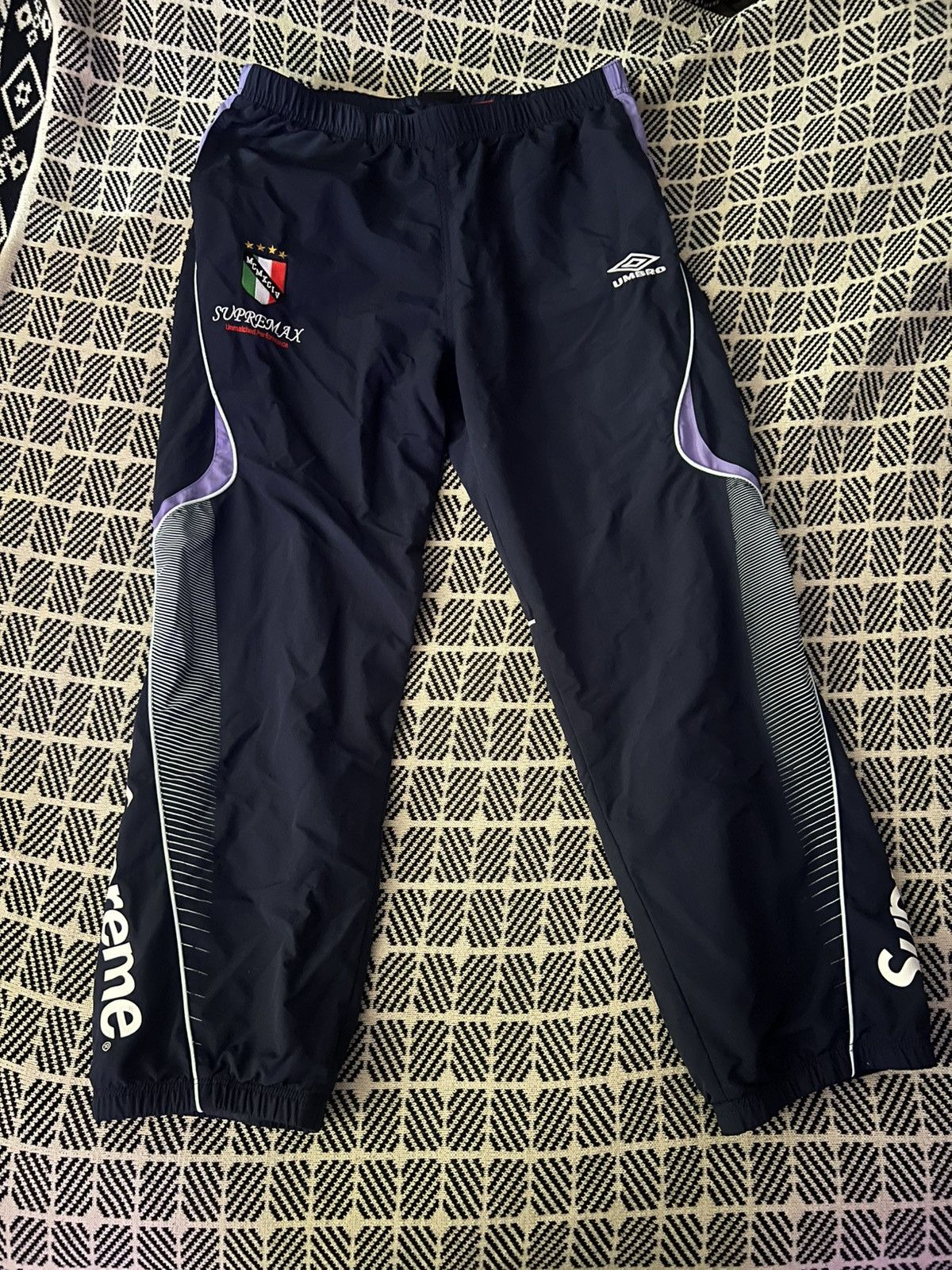 Supreme Supreme Umbro Track Pants Navy | Grailed