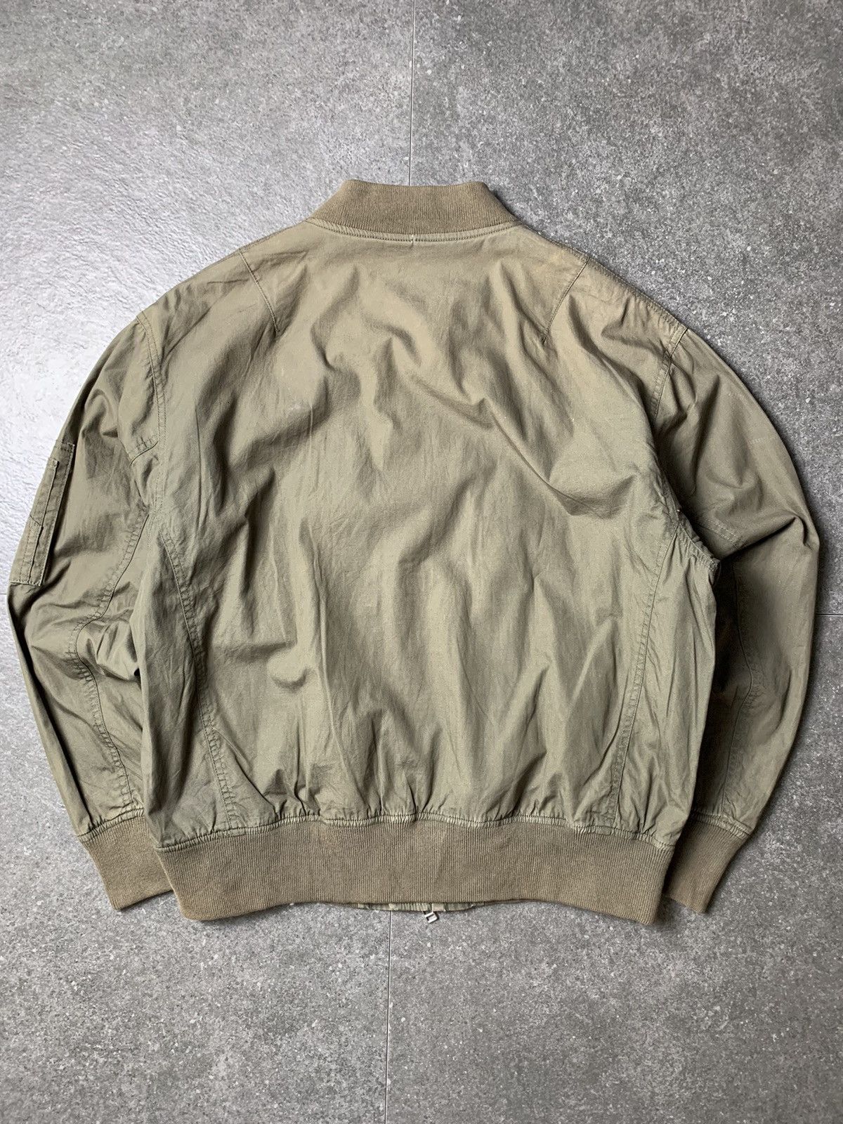 Beams Plus 2000s Beams Faded Military Bomber Jacket Size US M / EU 48-50 / 2 - 10 Thumbnail