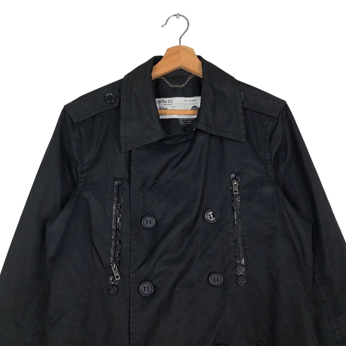 Diesel 🔥Bondage Parachute Biker Long Jacket Robed Design Diesel Size US M / EU 48-50 / 2 - 3 Thumbnail