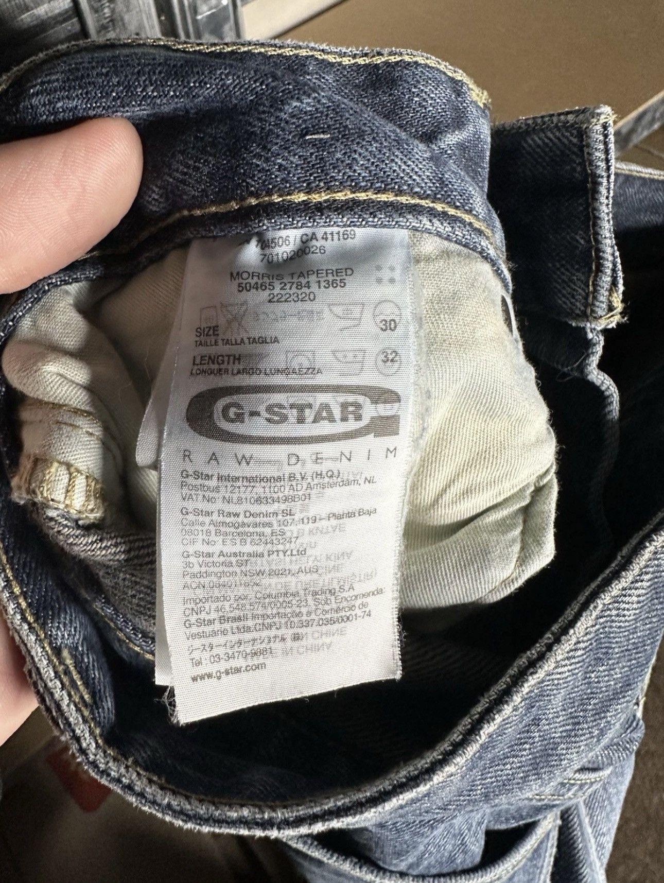 G-Star G-Star RAW Morris Jeans Denim Size 30 3301 Distressed Wash Size US 30 / EU 46 - 5 Thumbnail