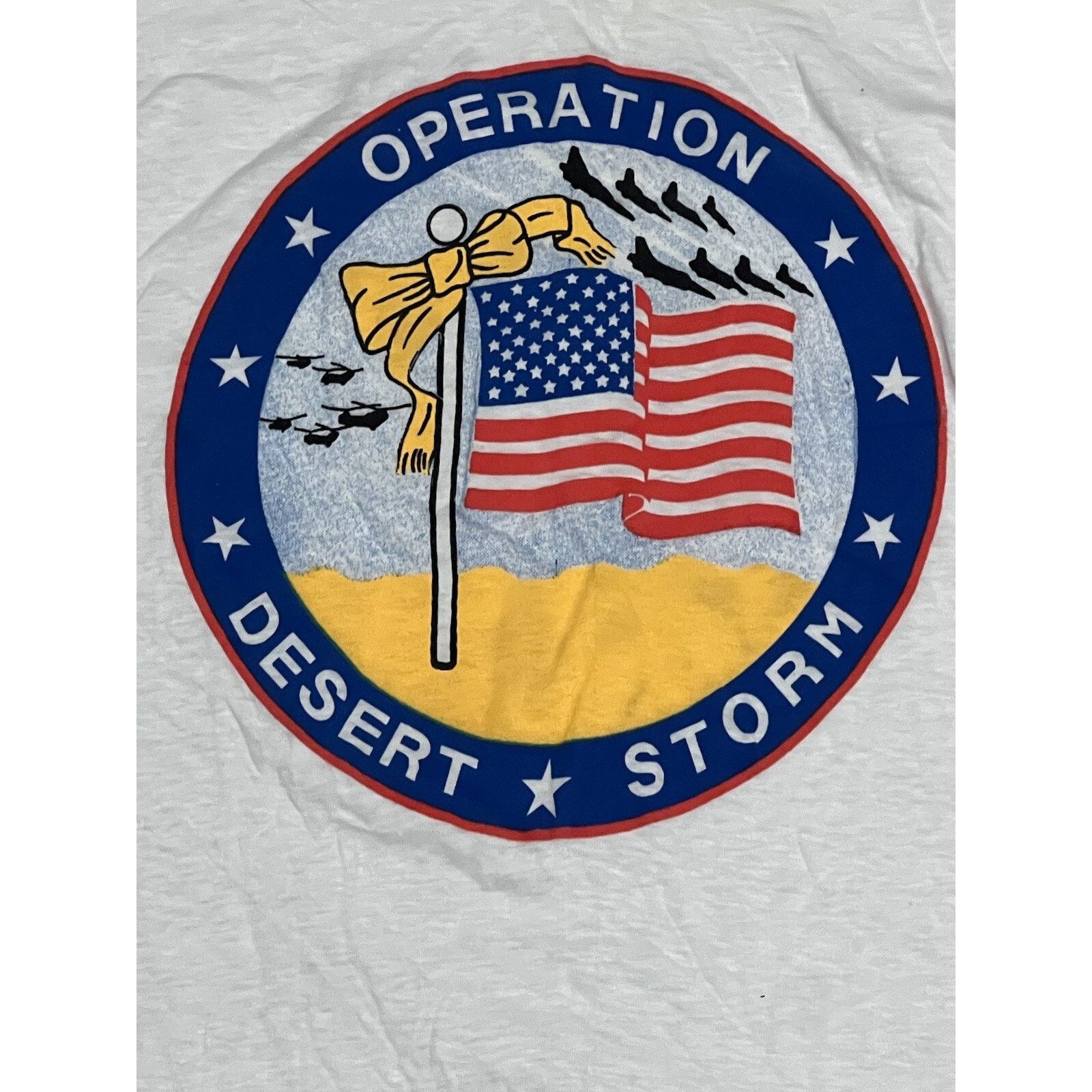 Vintage Vintage Operation Desert Storm USA Screenstars Tee Men’s XL Size US XL / EU 56 / 4 - 3 Thumbnail