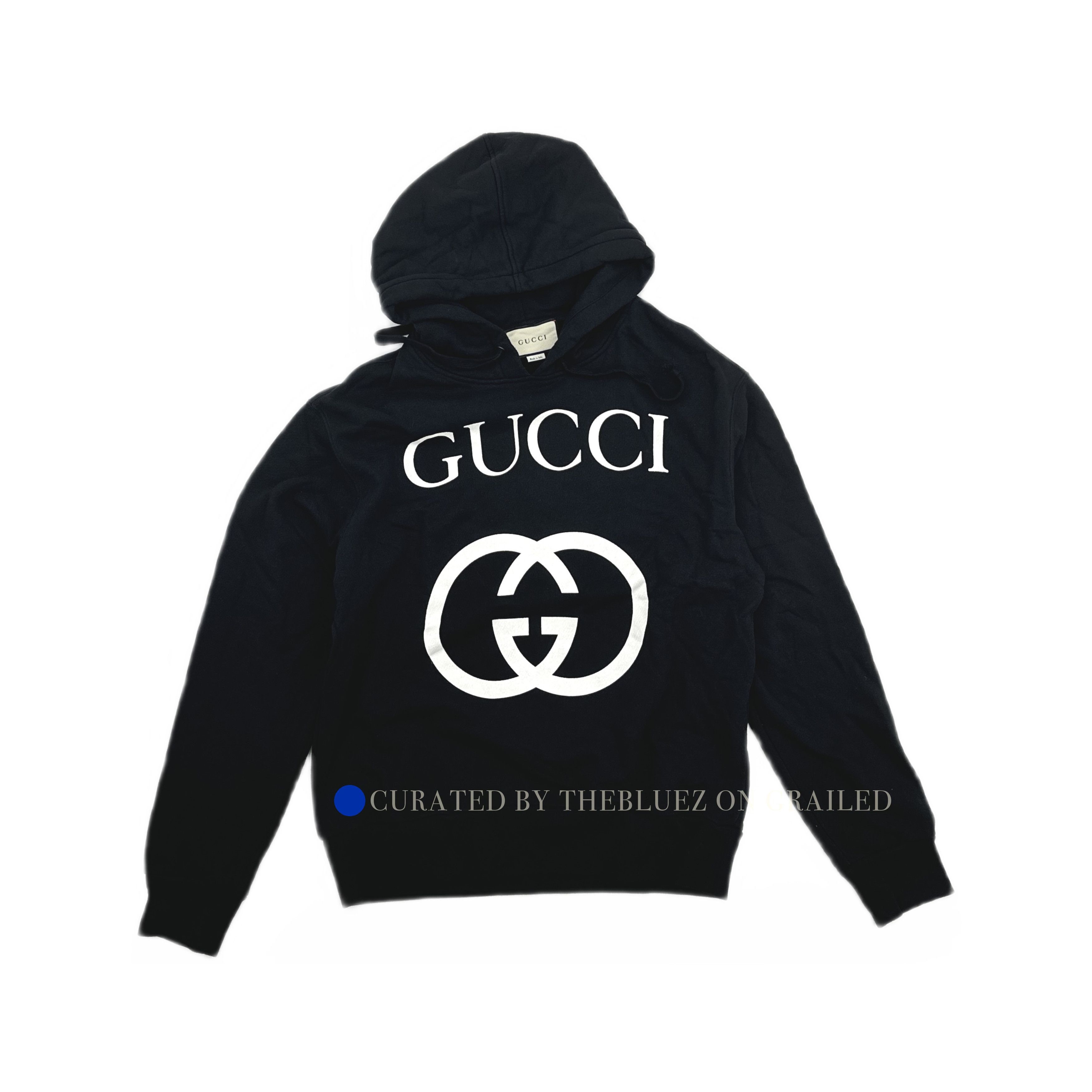 Gucci Classic Logo Hoodie in Black Size US M / EU 48-50 / 2 - 1 Preview