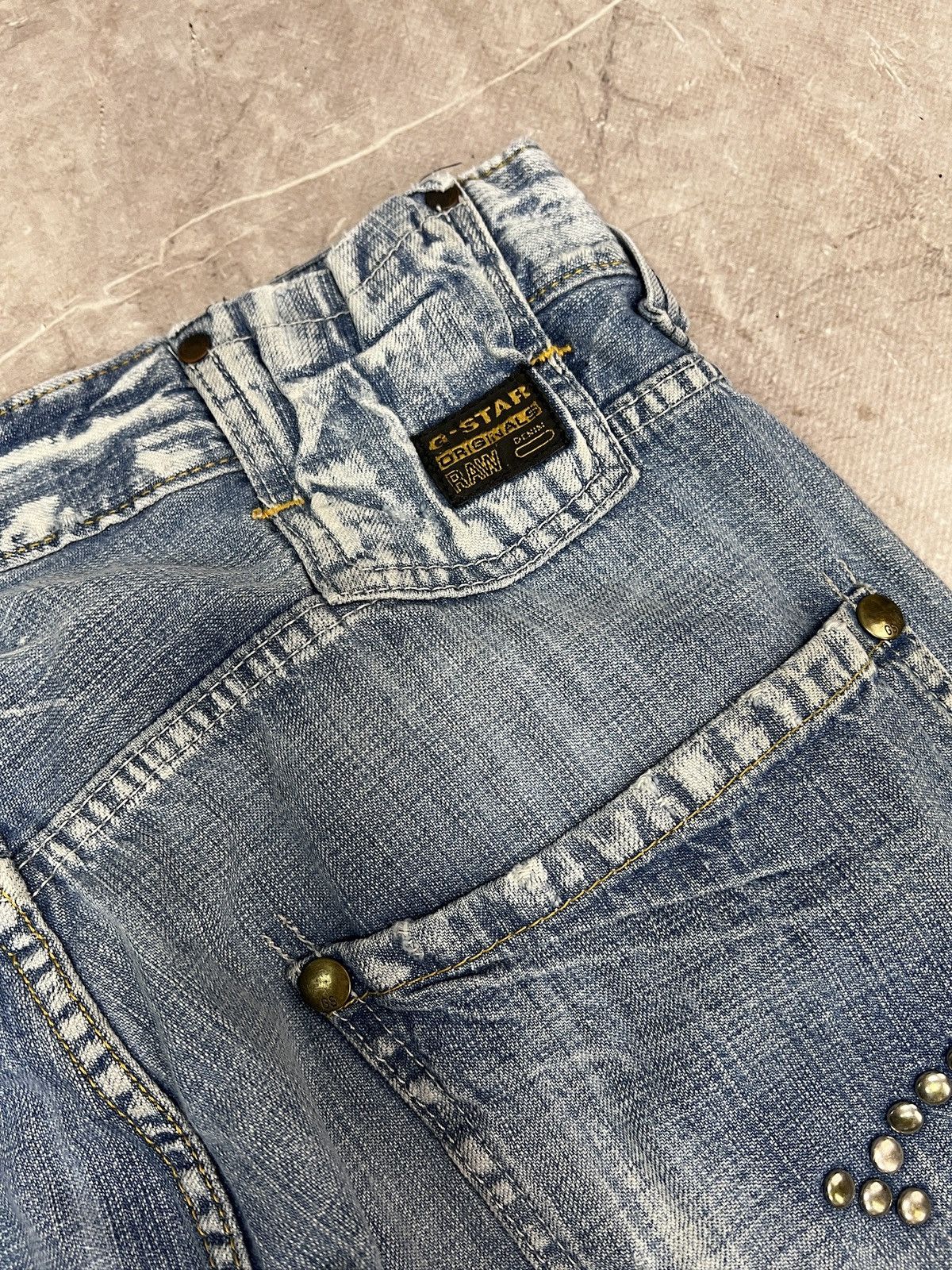 Junya Watanabe Junya watanabe style distressed jeans g star raw y2k Size US 30 / EU 46 - 9 Thumbnail